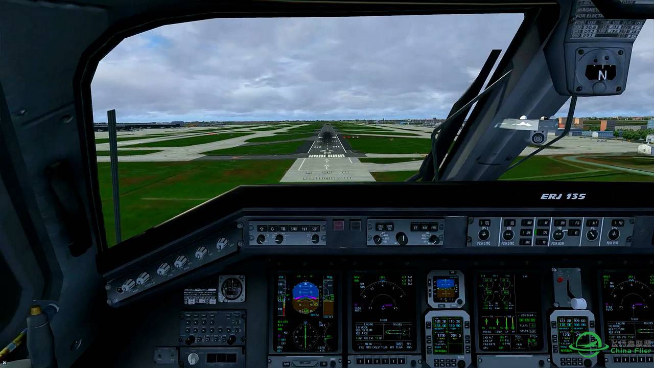 【新视频预告】Prepar3D - feelThere E135 ILS approch ZSSS 36R-8404 