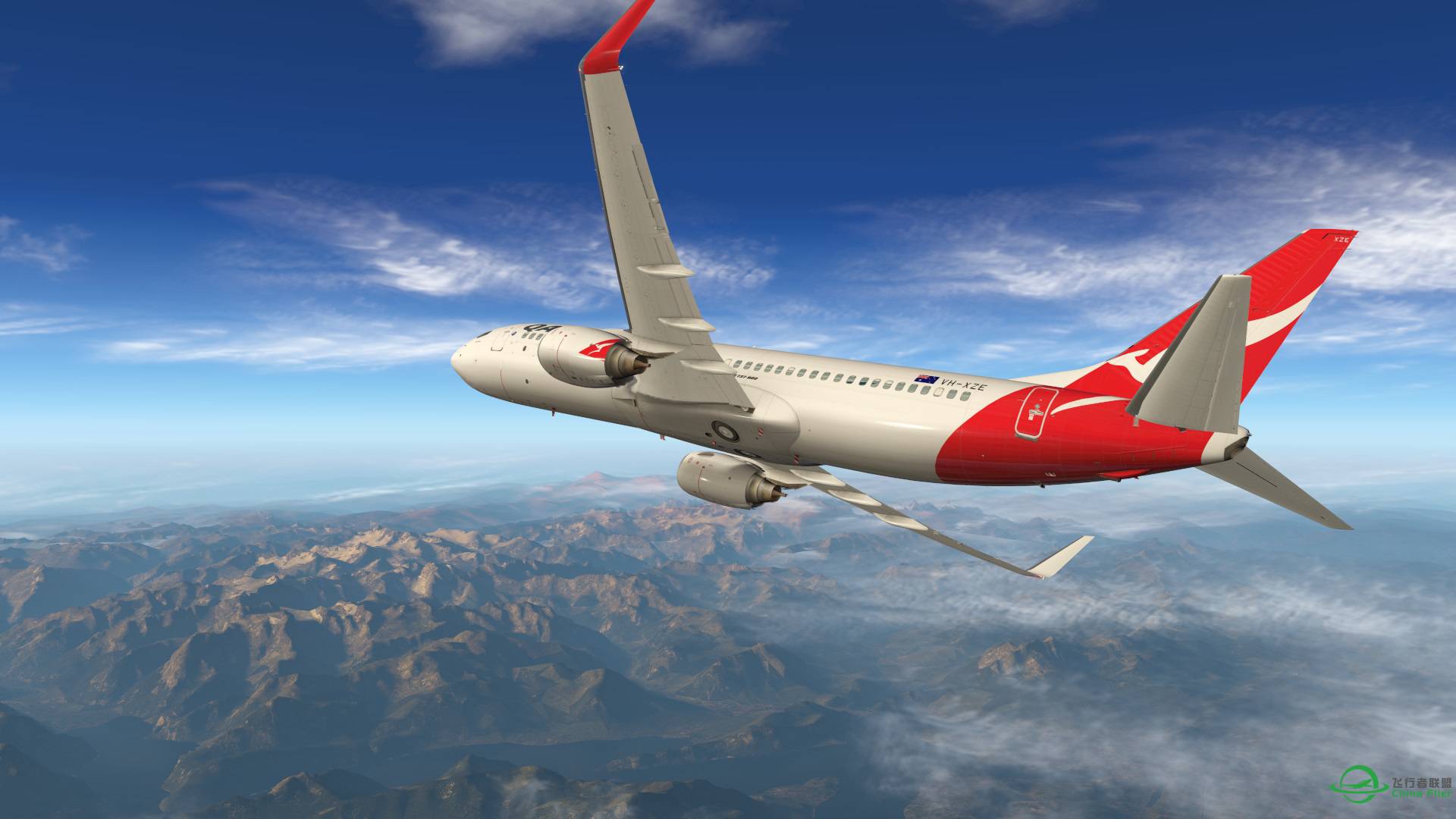 飞跃阿尔卑斯山 X-plane 11-1054 