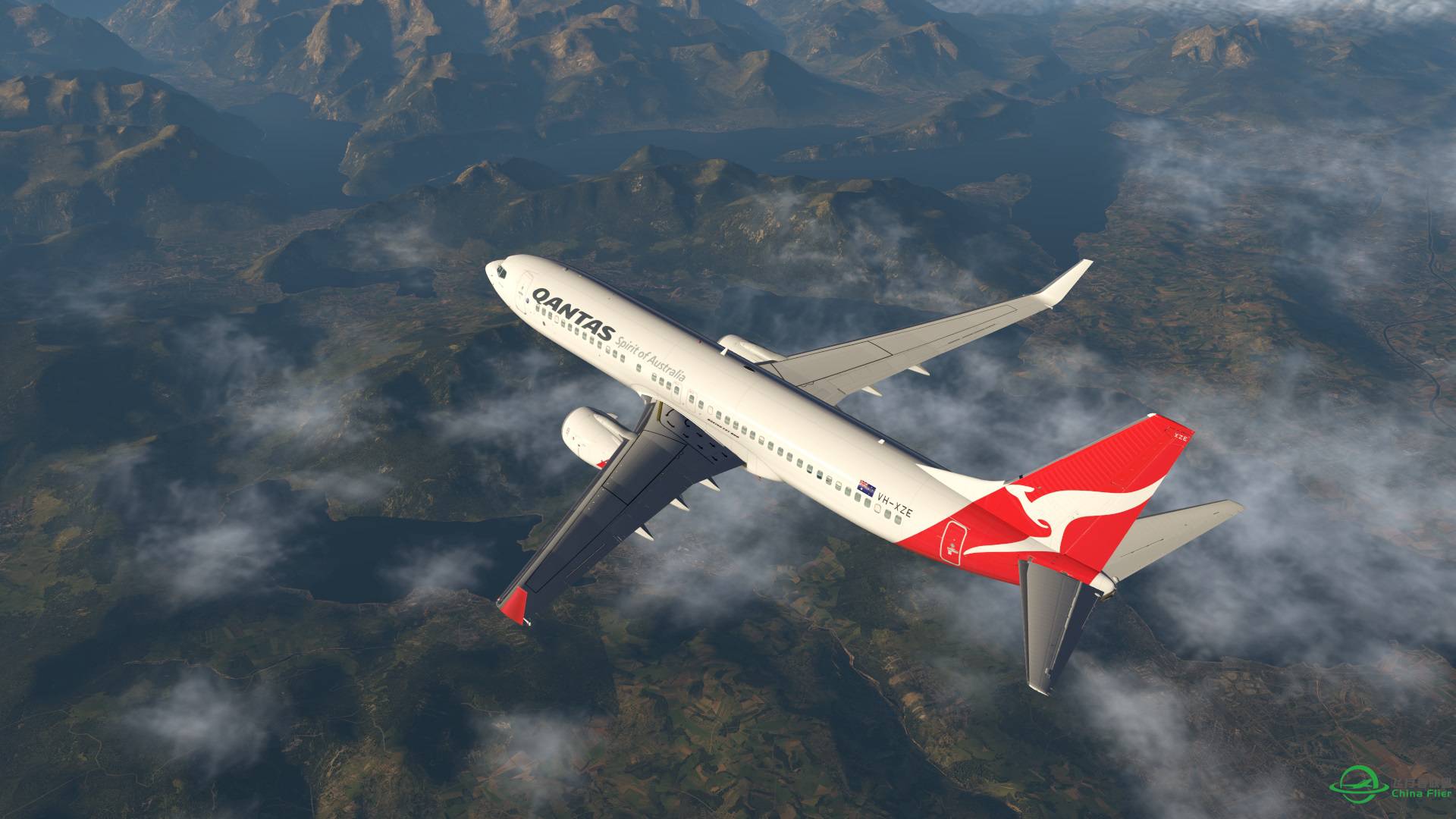 飞跃阿尔卑斯山 X-plane 11-5406 