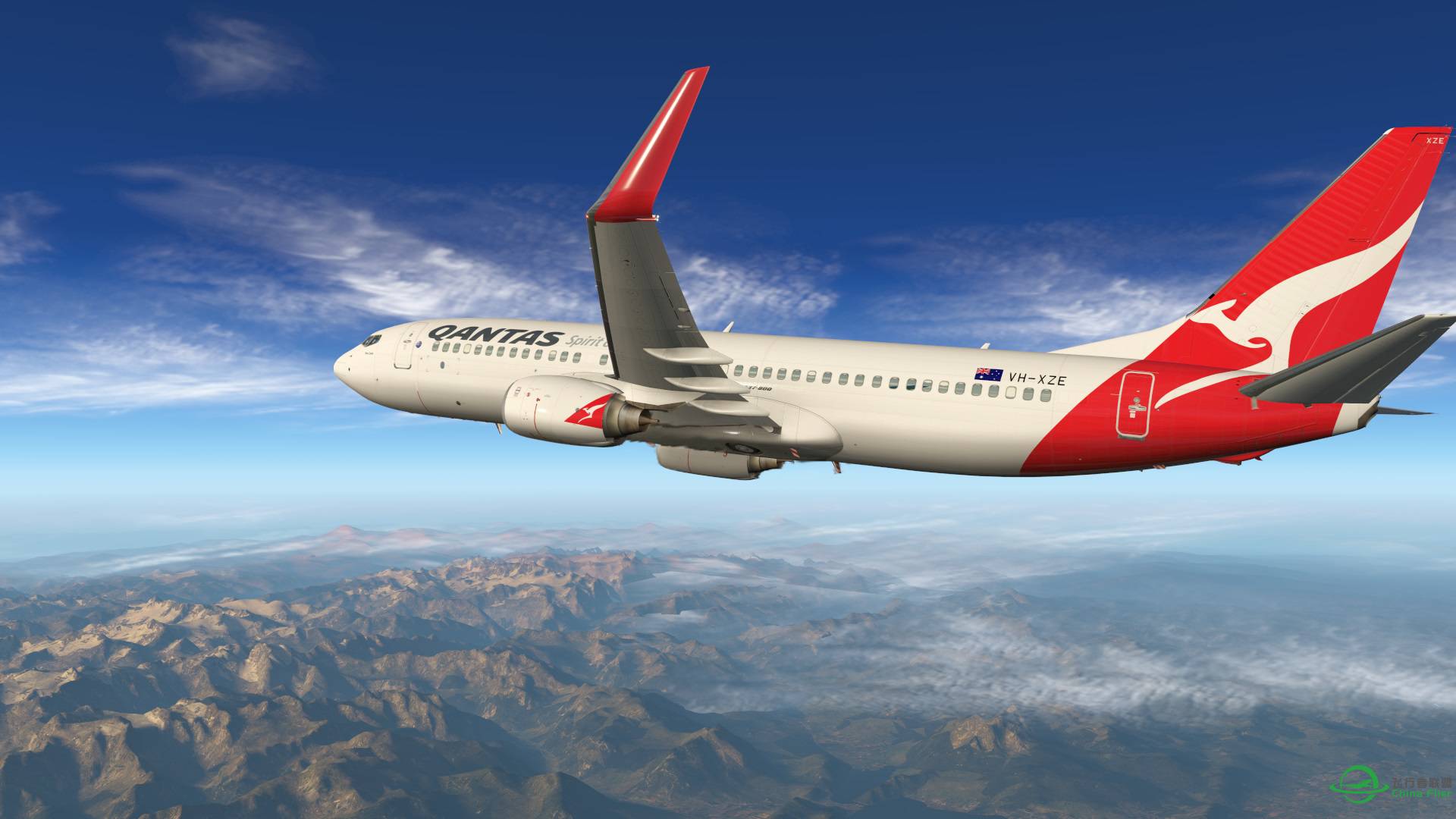 飞跃阿尔卑斯山 X-plane 11-1406 