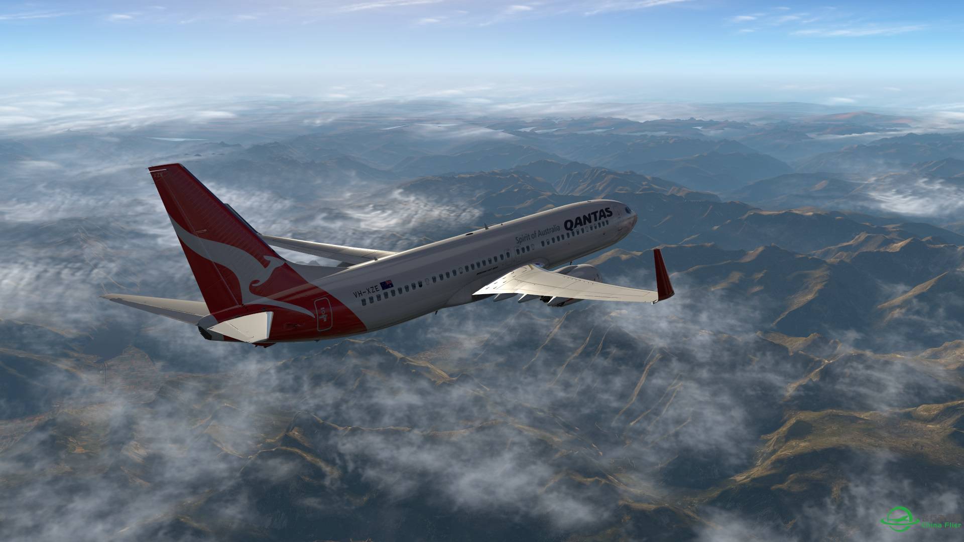 飞跃阿尔卑斯山 X-plane 11-9021 