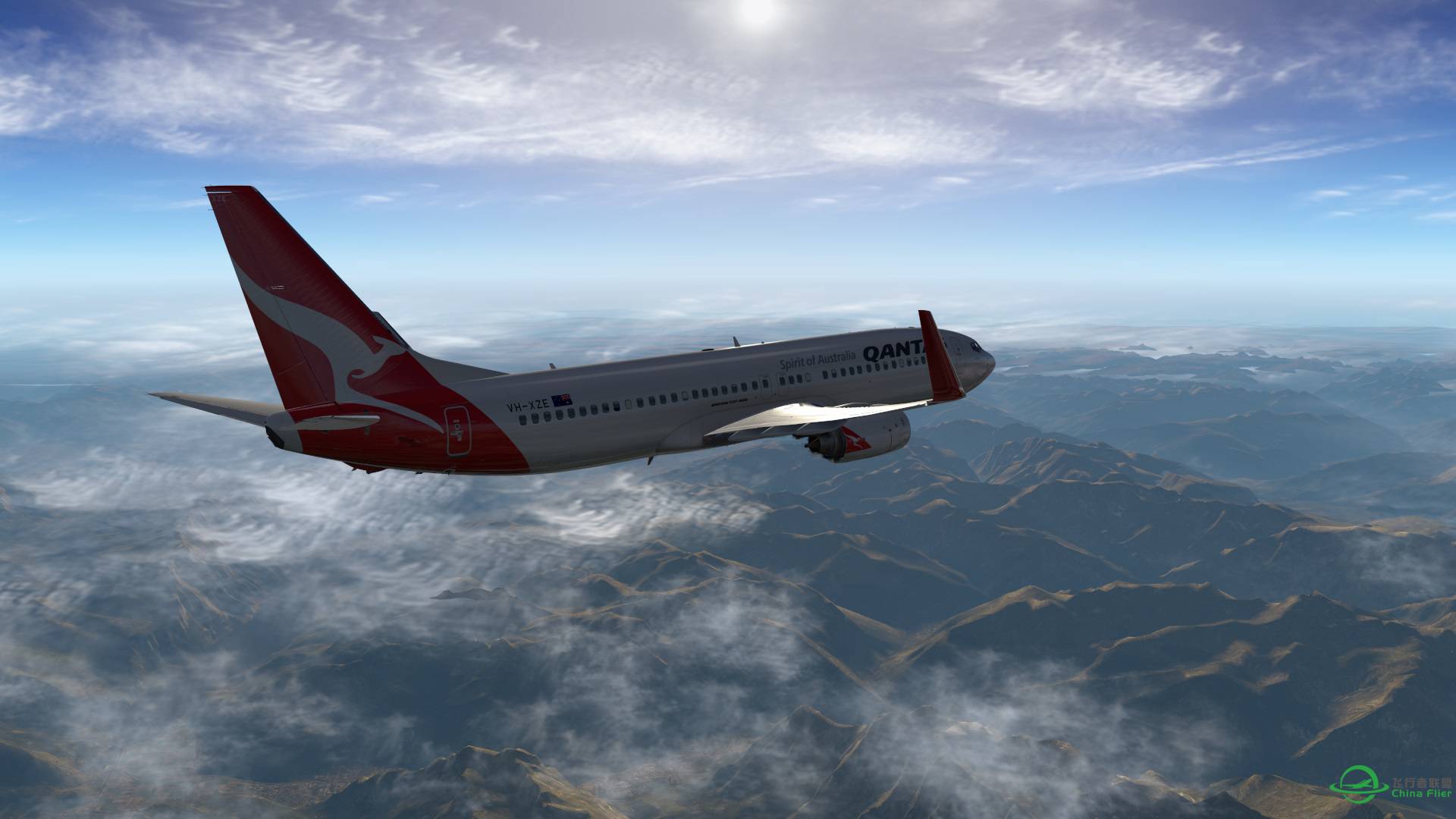 飞跃阿尔卑斯山 X-plane 11-375 