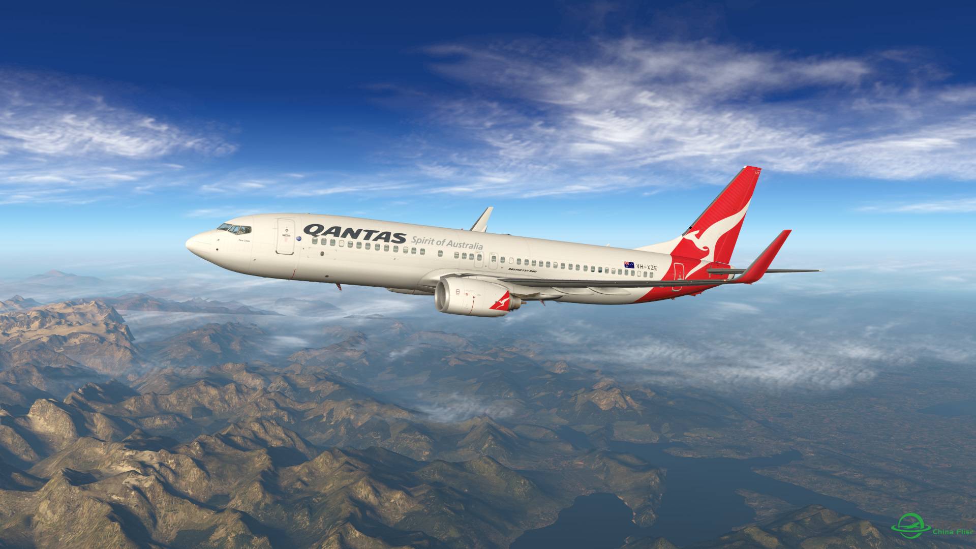 飞跃阿尔卑斯山 X-plane 11-7209 