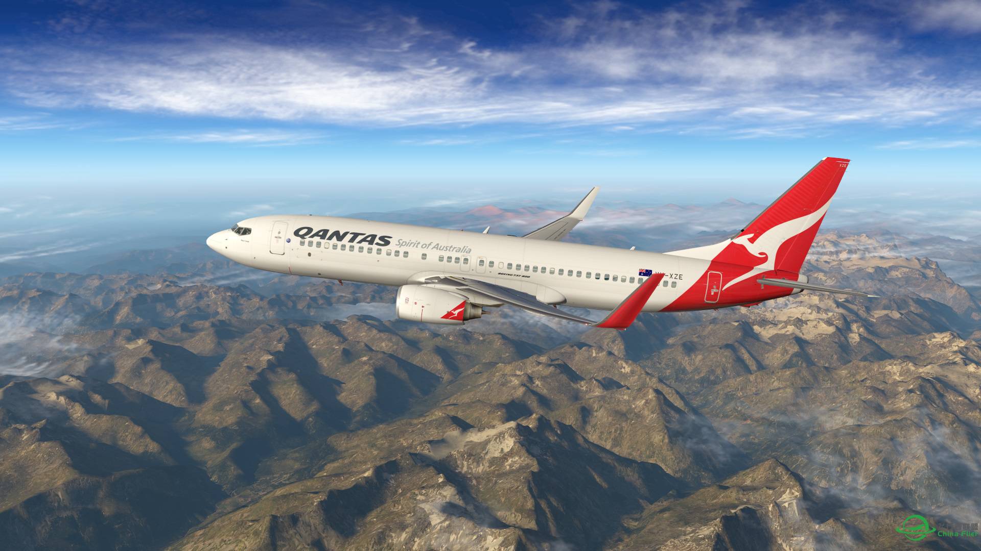 飞跃阿尔卑斯山 X-plane 11-2655 
