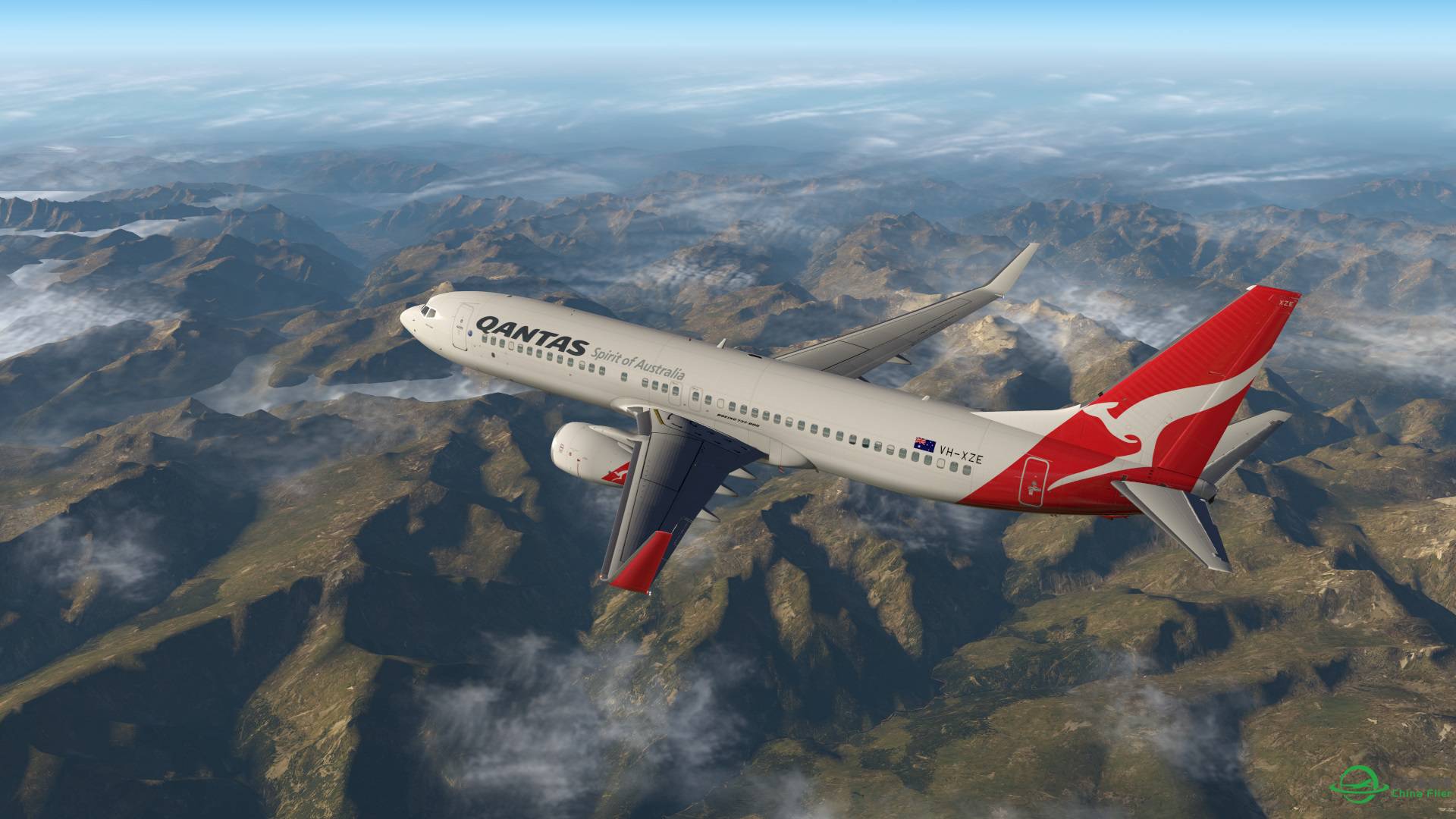 飞跃阿尔卑斯山 X-plane 11-4629 