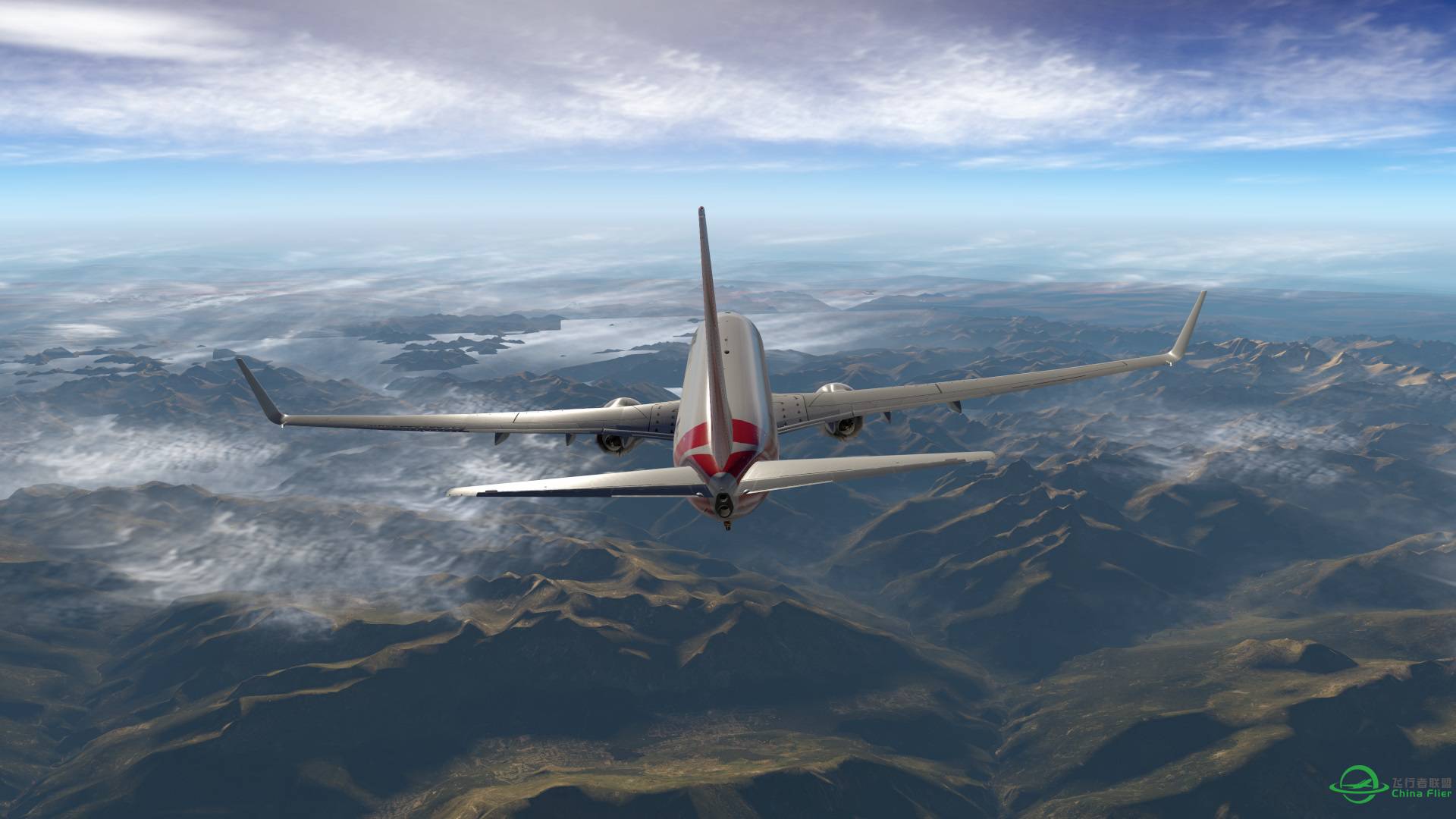 飞跃阿尔卑斯山 X-plane 11-9621 