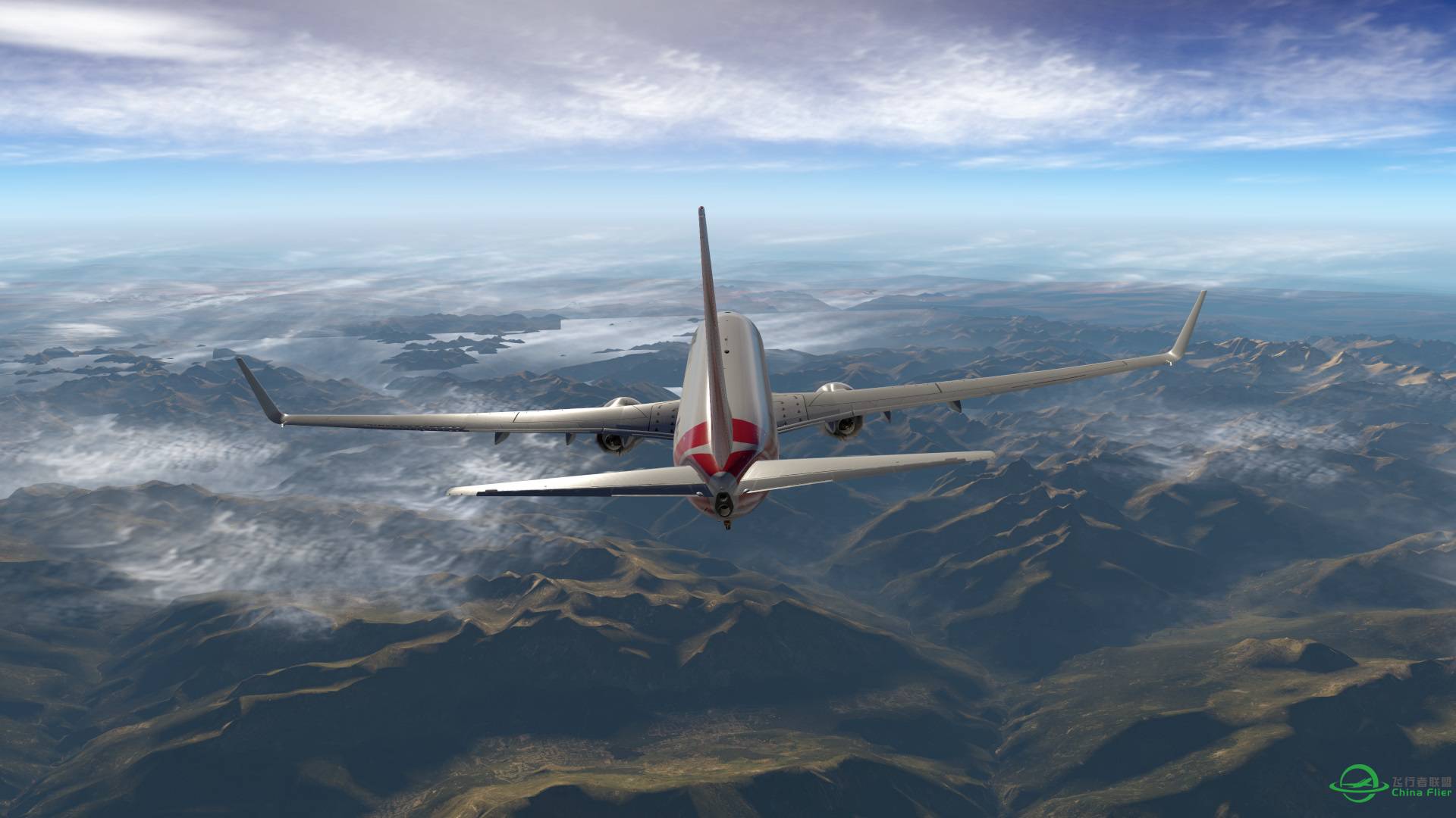 飞跃阿尔卑斯山 X-plane 11-8372 