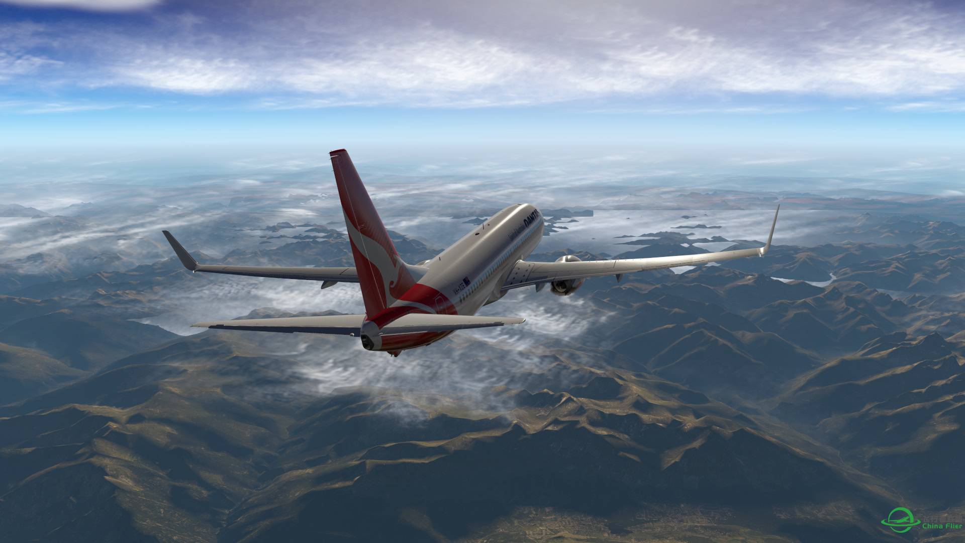 飞跃阿尔卑斯山 X-plane 11-8122 