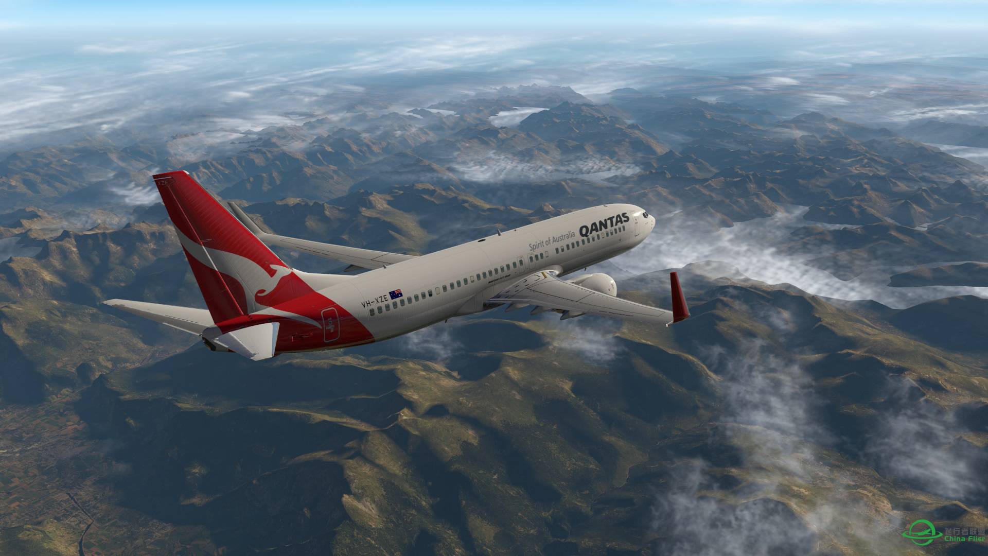 飞跃阿尔卑斯山 X-plane 11-8308 