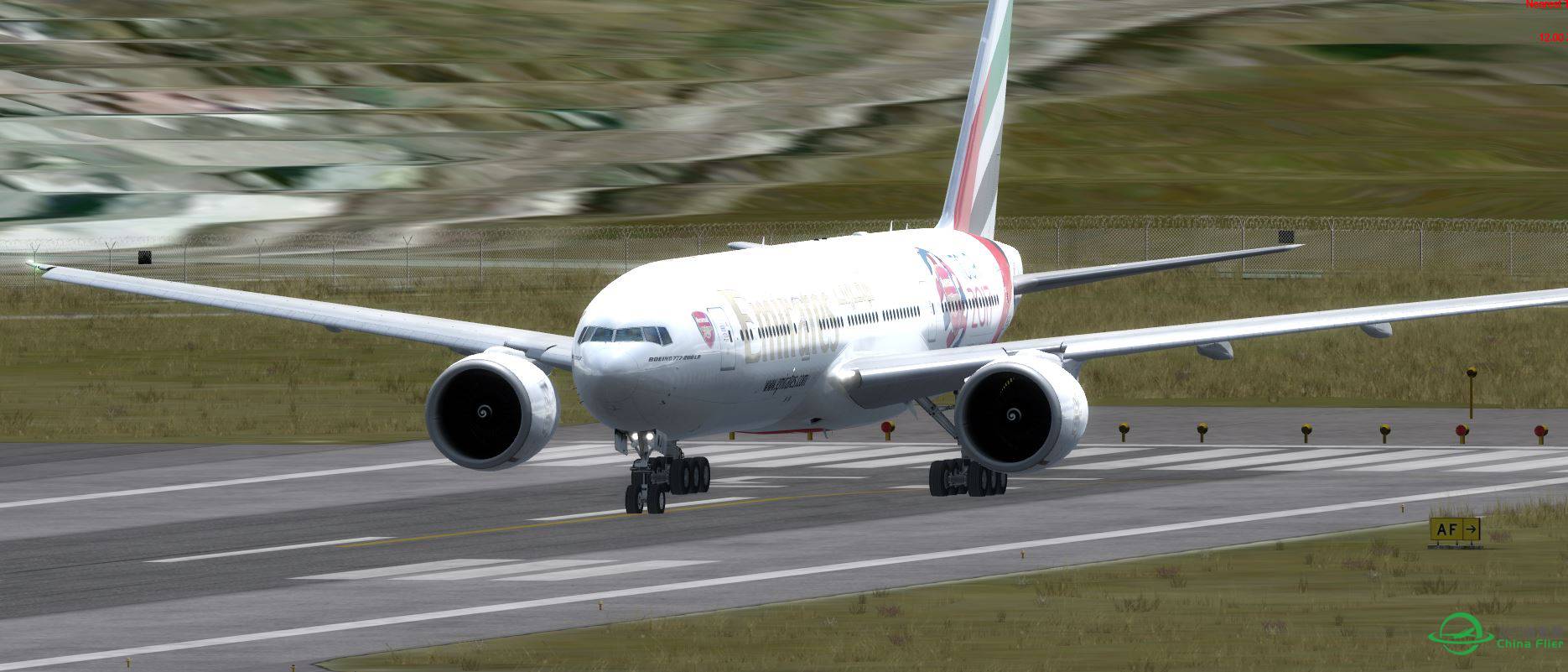 [P3D] B777-200 Emirates @ LIRA-4553 