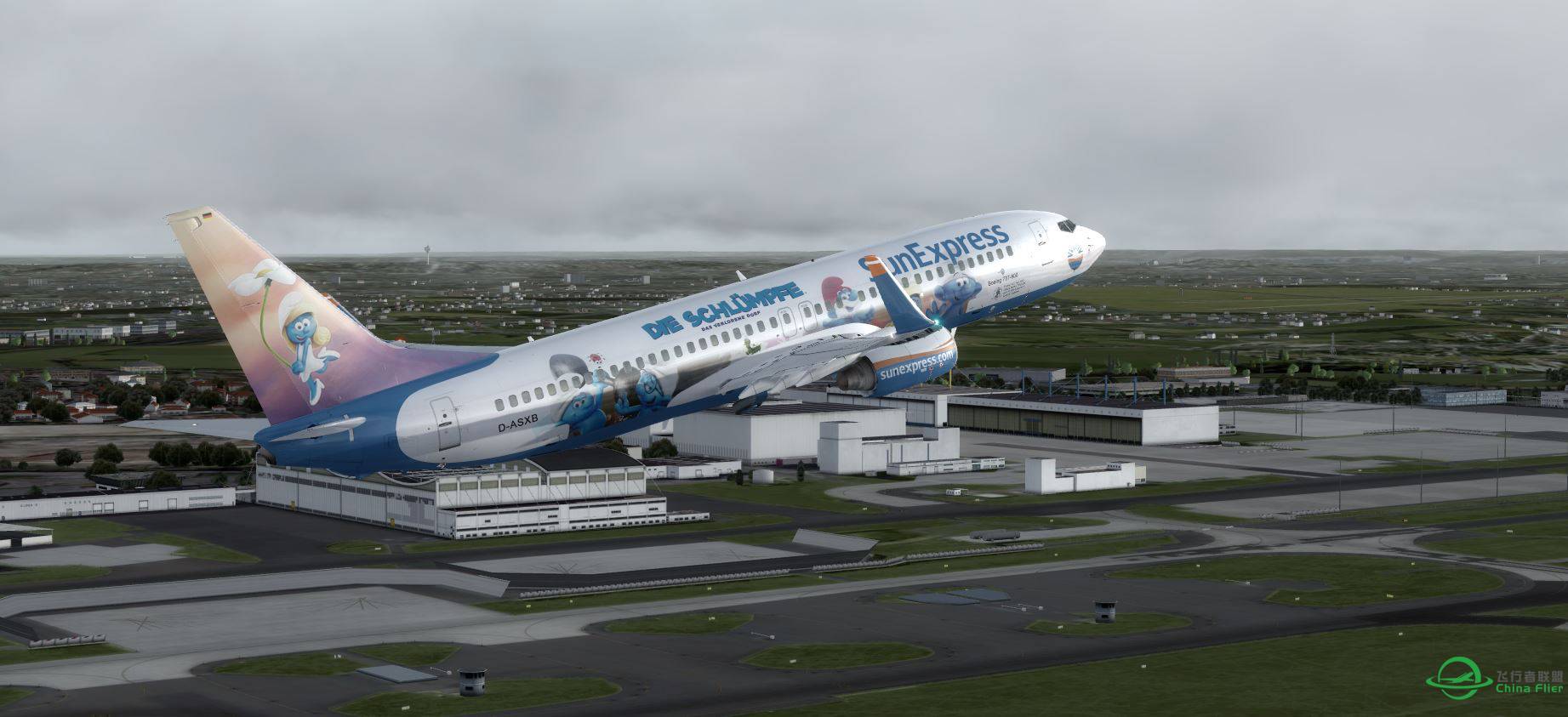 B737 SunExpress @ LFPG-744 