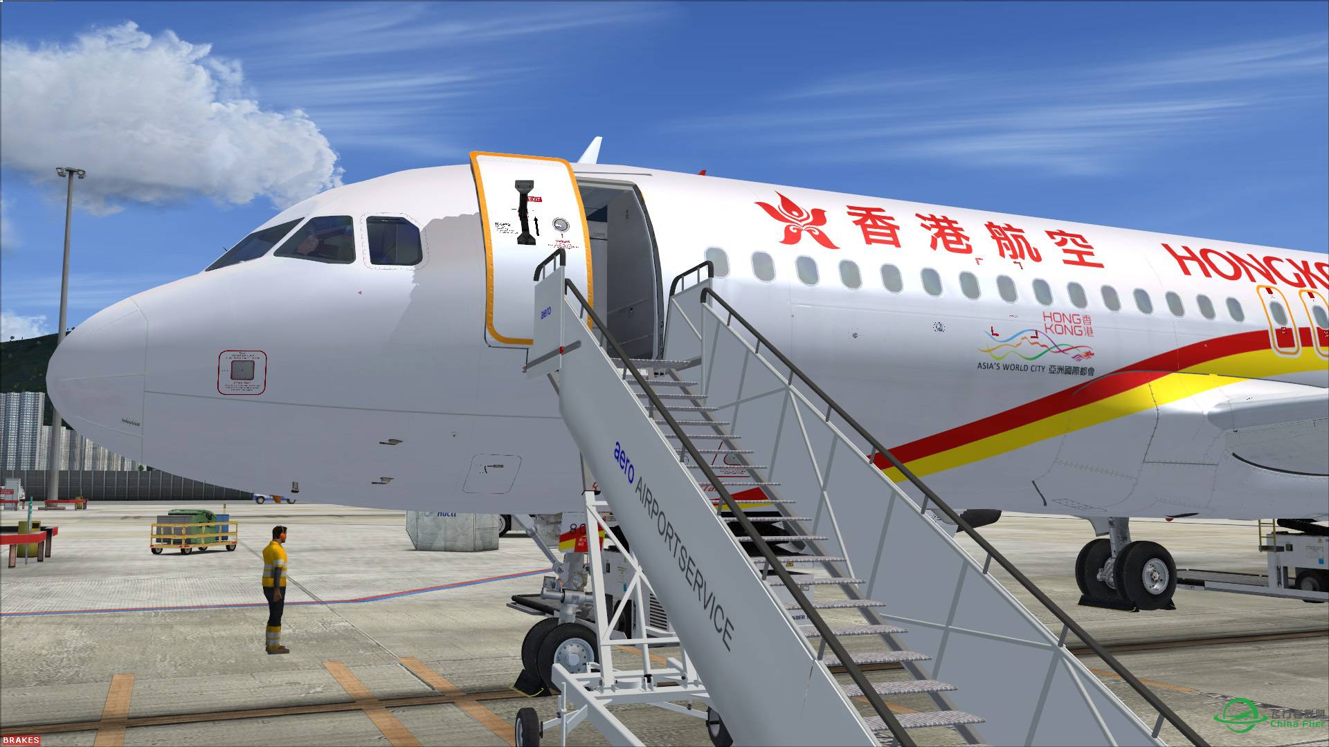 【FSLAB A320X涂装预告】海航集团香港航空B-LPK-821 