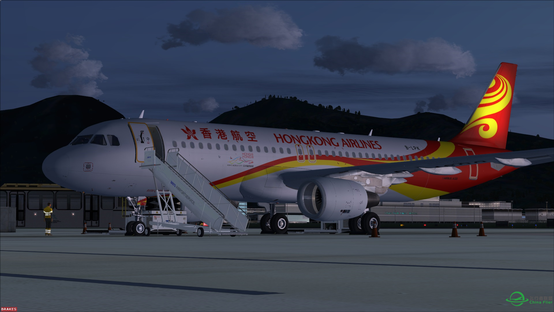 【FSLAB A320X涂装预告】海航集团香港航空B-LPK-7488 