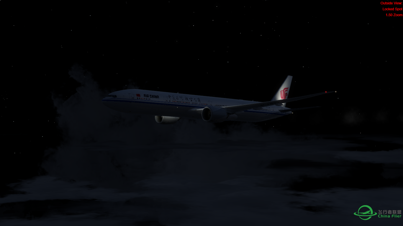 777夜间飞行-2401 