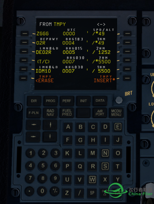 求教XP11 A320 MCDU 航线设置问题-3688 