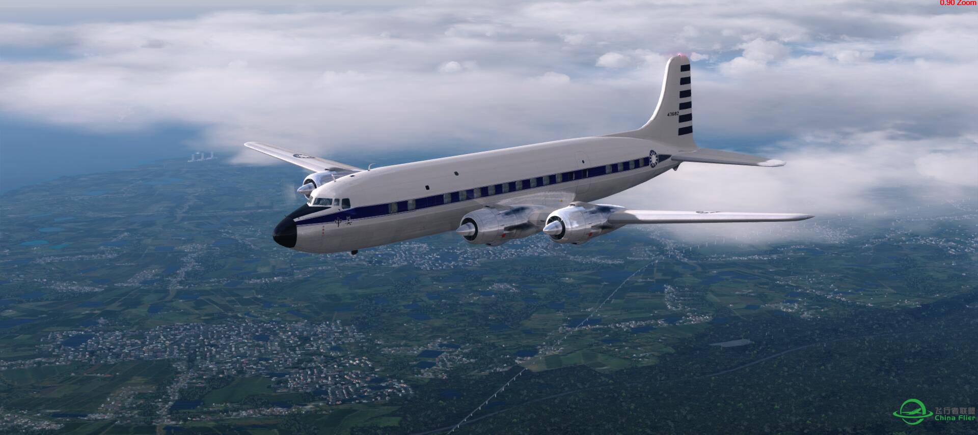 PMDG DC-6A/C-118A 中国国军43682号-1275 