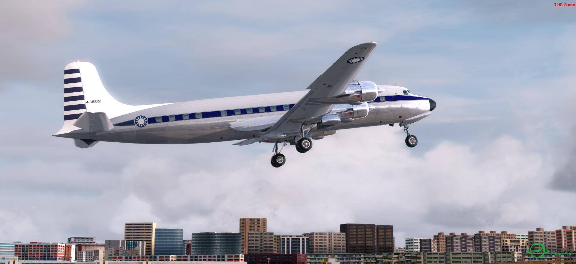 PMDG DC-6A/C-118A 中国国军43682号-9594 