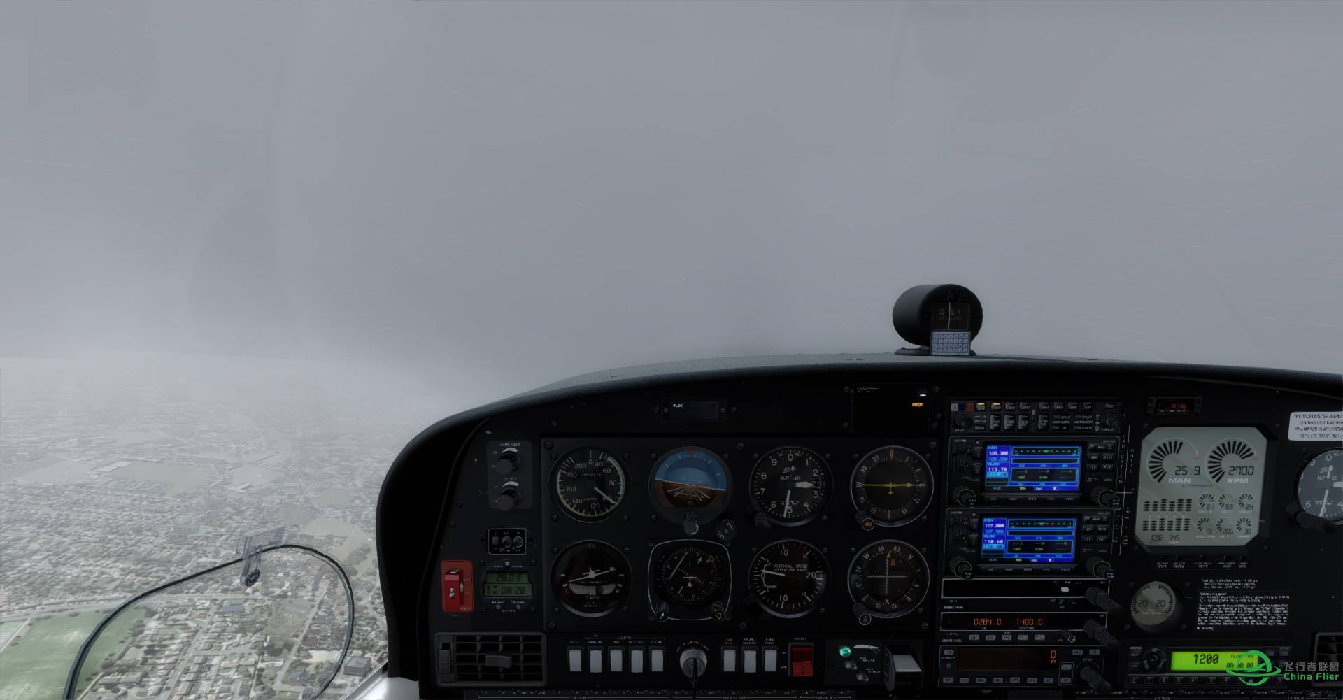 P3DV4  DA40 AS6 測試颱風天-5445 