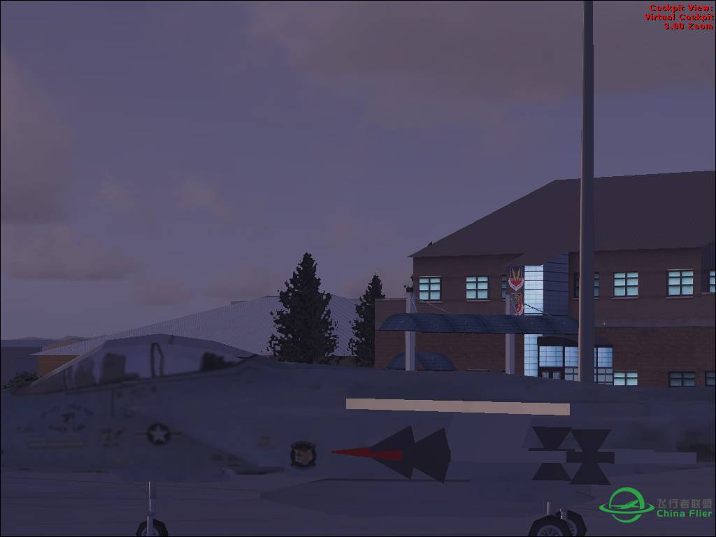 黄昏中的芒廷霍姆空军基地-6493 