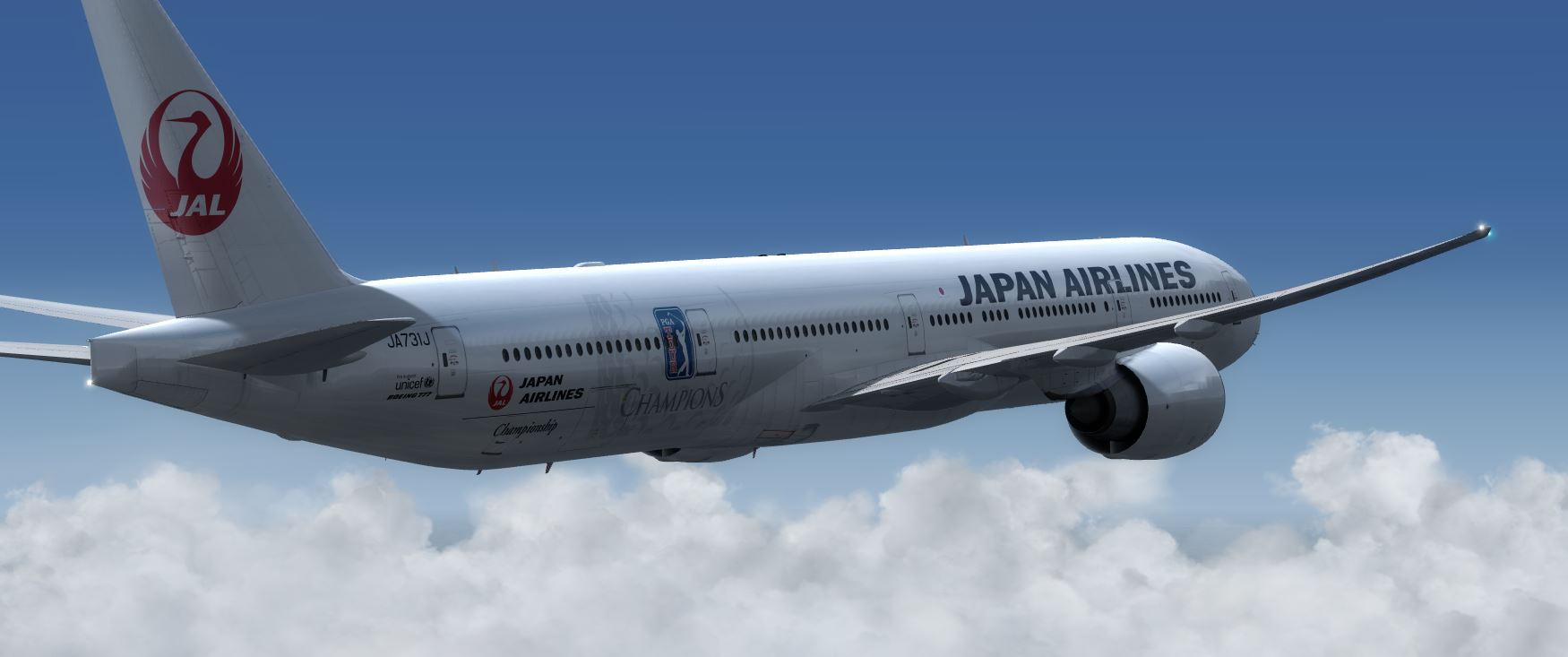 B777-300 Japan Airline PGA Tour-6906 