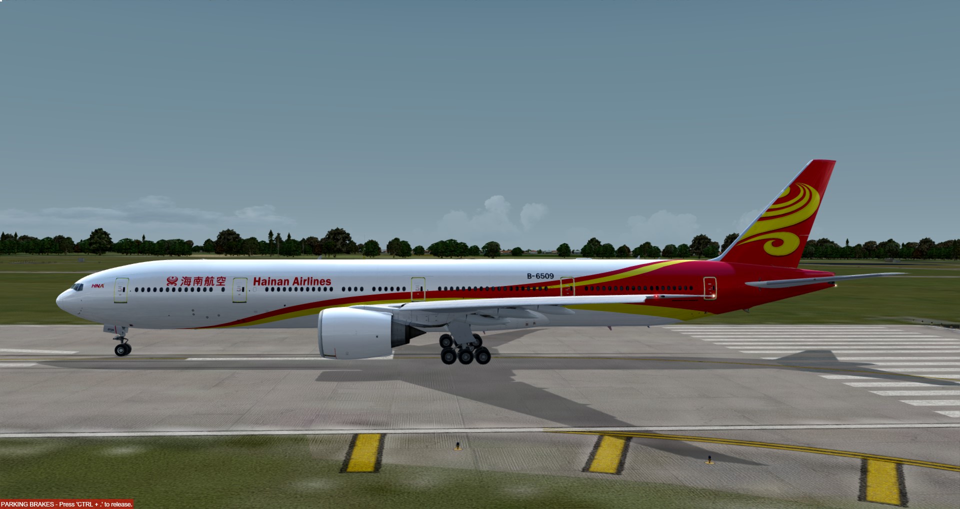 P3D V4 777-300ER虚拟海航 ZSPD-KSFO 照片级-9798 