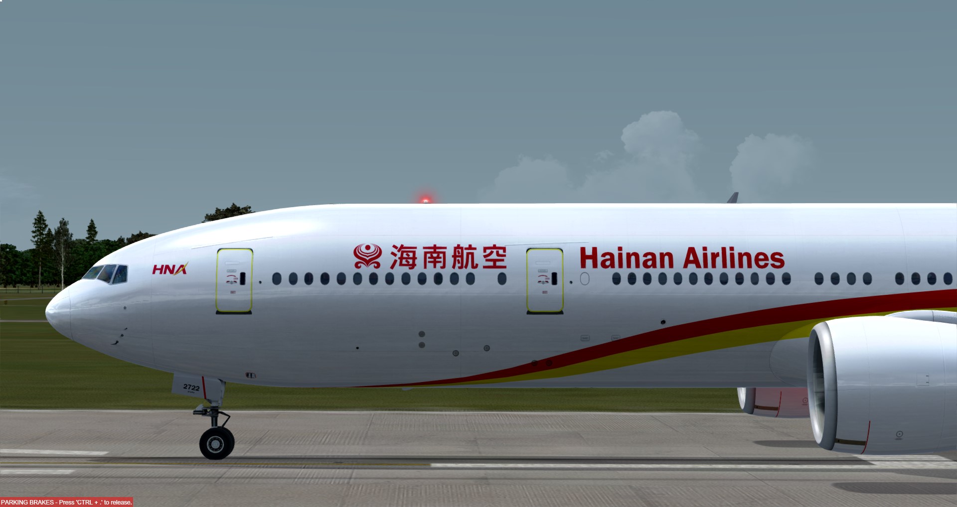 P3D V4 777-300ER虚拟海航 ZSPD-KSFO 照片级-2470 