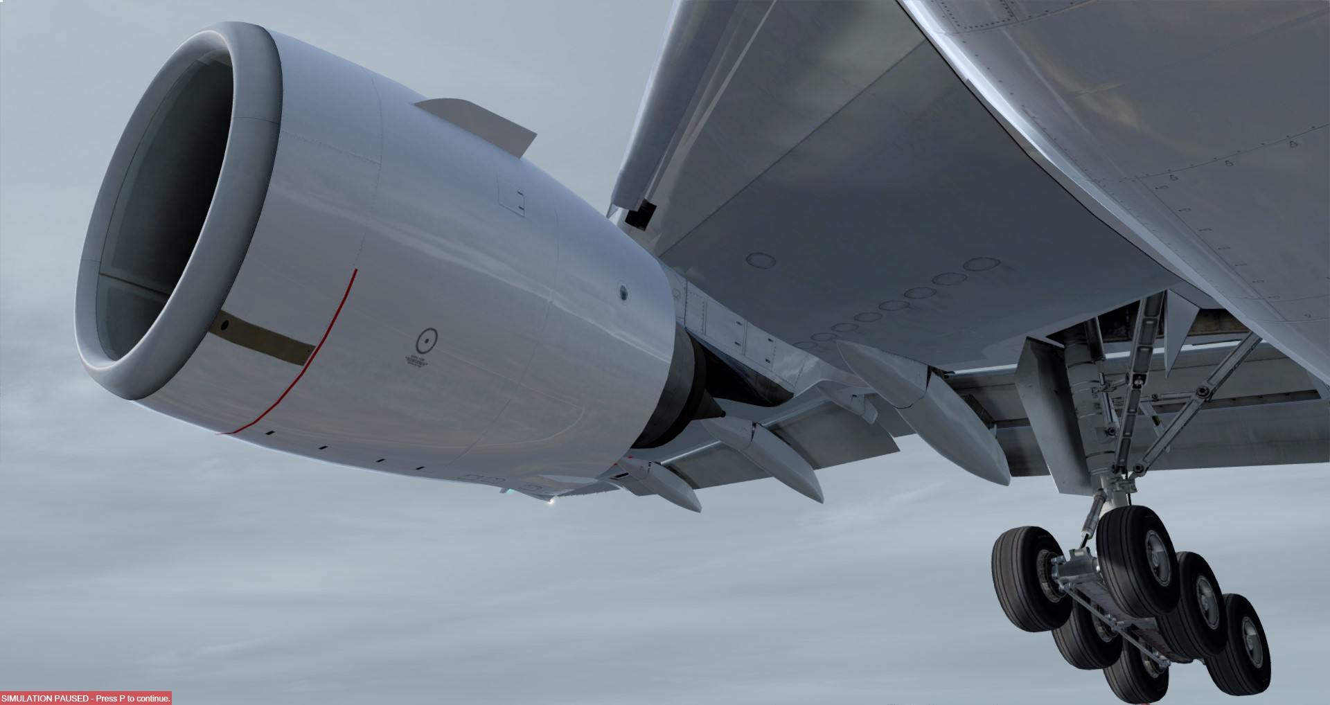 P3D V4 777-300ER虚拟海航 ZSPD-KSFO 照片级-6965 