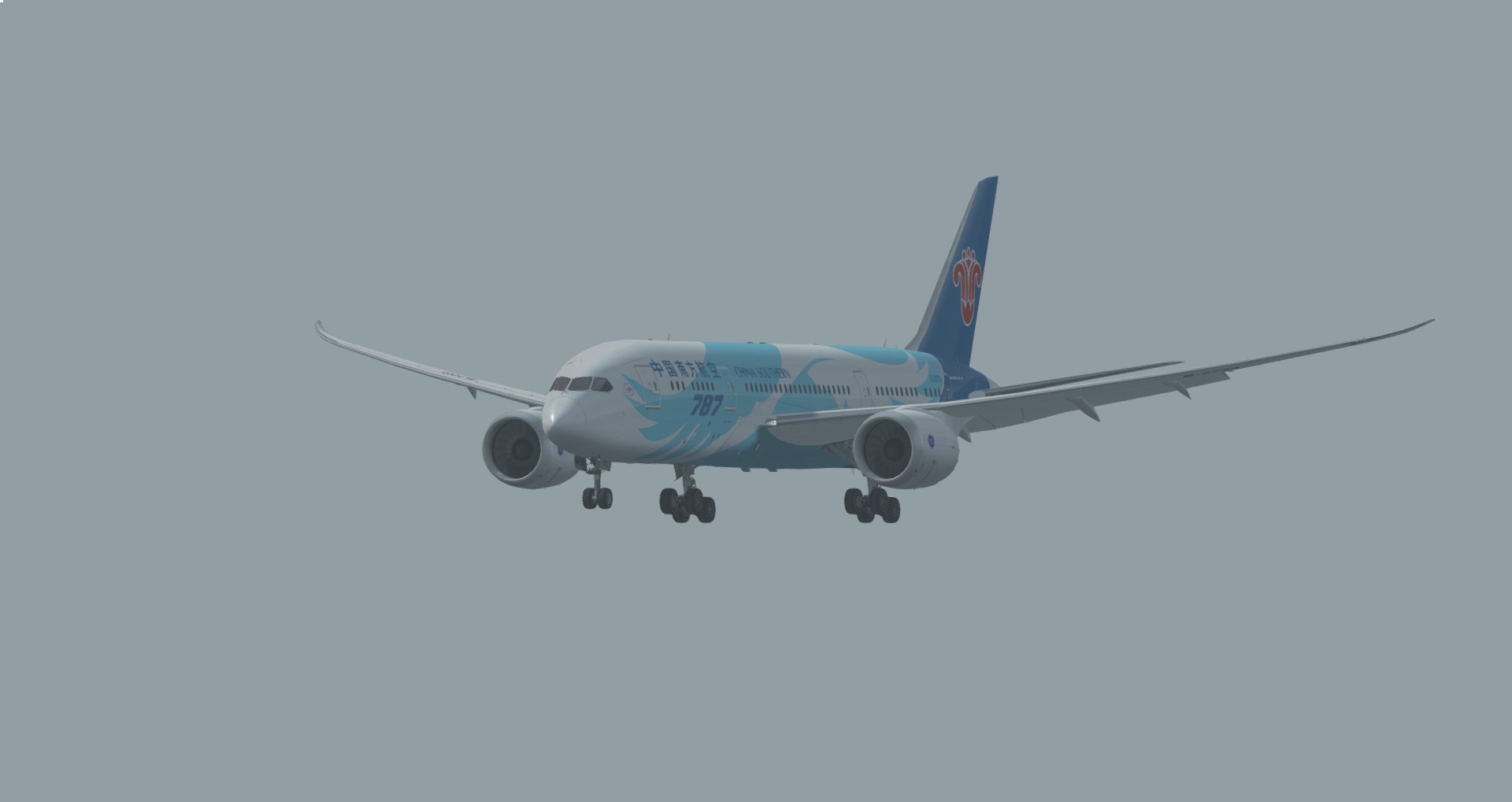 P3D V4 787南航B-2733 EGLL-ZGGG-6008 