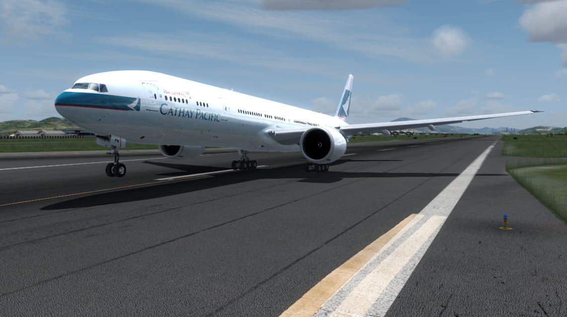 Departing from Hong Kong to Bali CX785-8401 