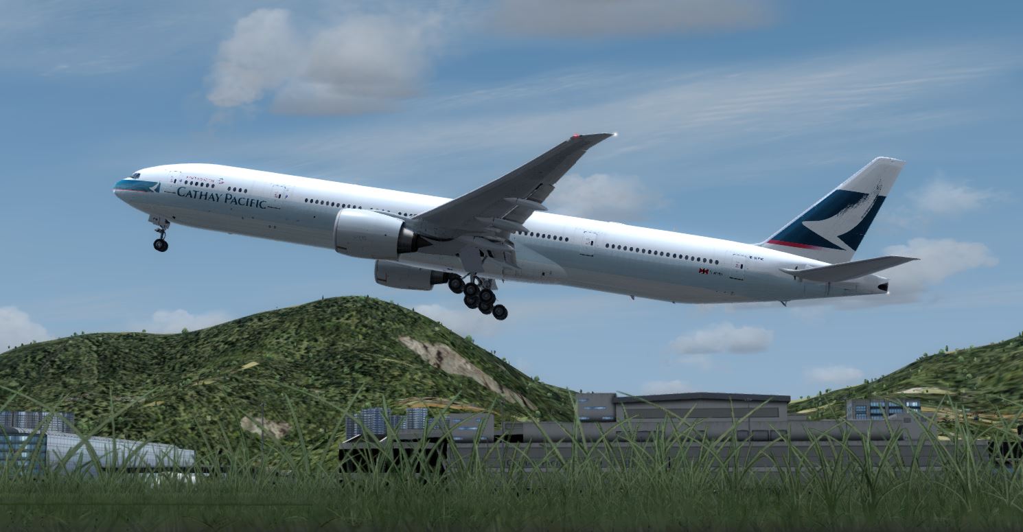 Departing from Hong Kong to Bali CX785-168 