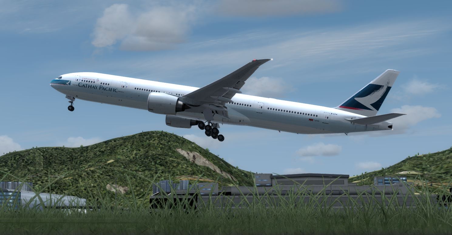 Departing from Hong Kong to Bali CX785-817 