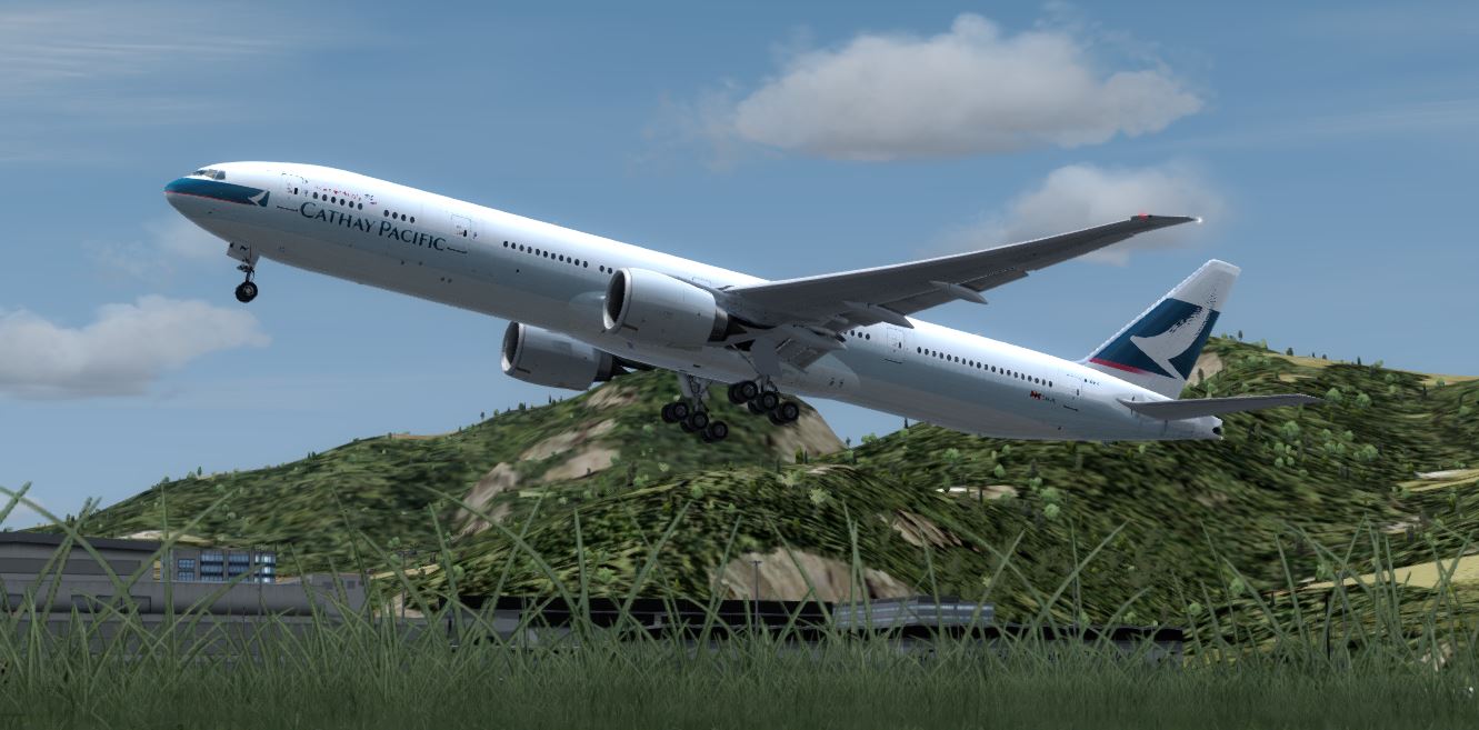 Departing from Hong Kong to Bali CX785-6324 