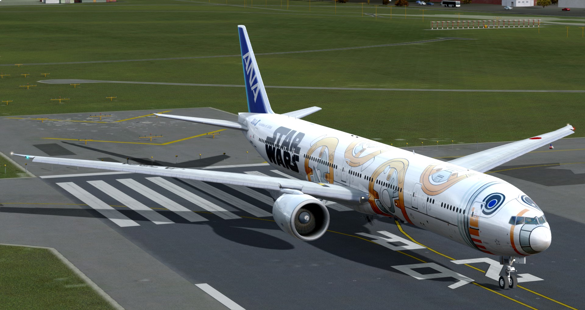 P3D V4 77W ANA EDDT-EDDF-5131 