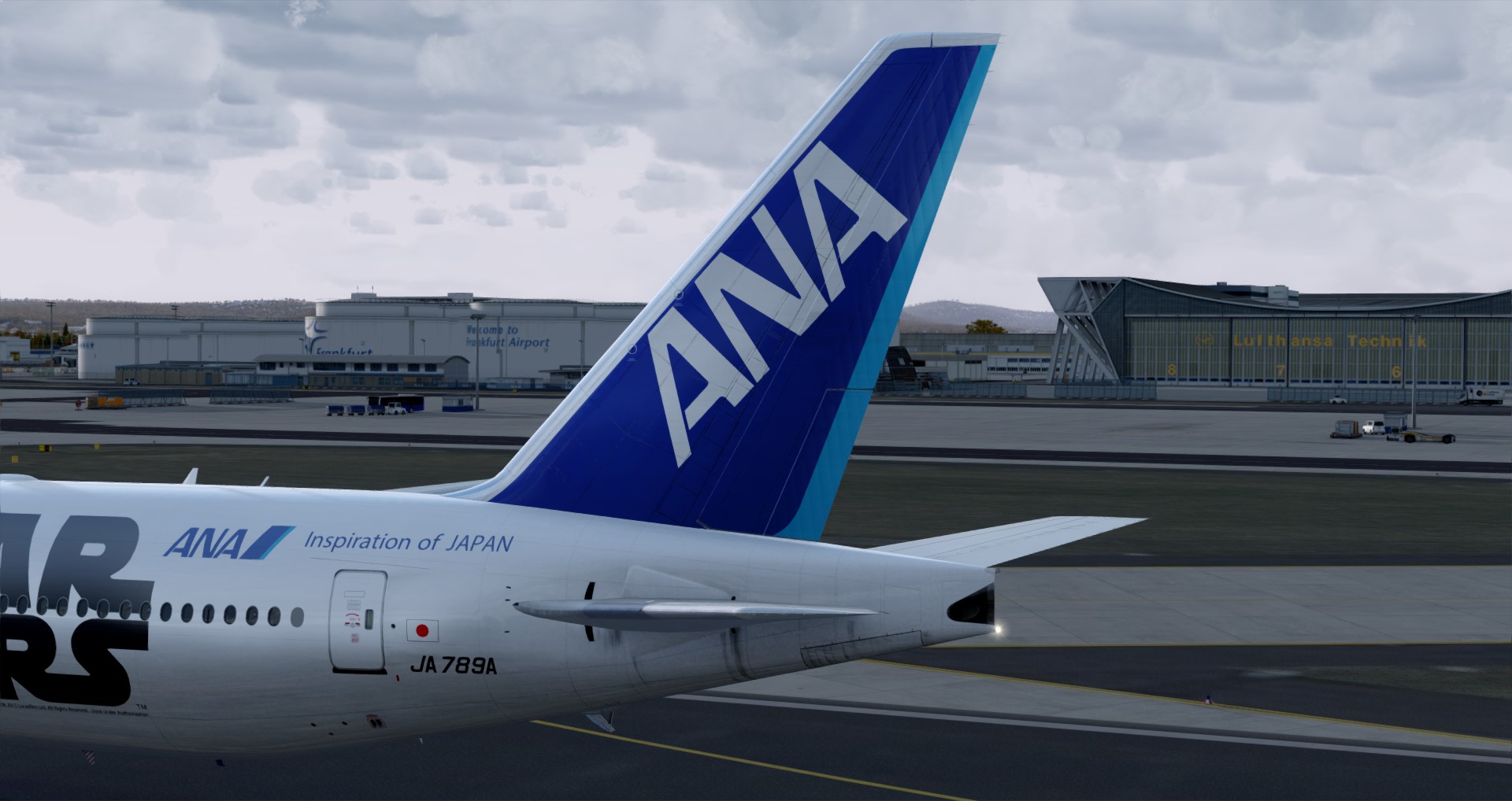 P3D V4 77W ANA EDDT-EDDF-890 