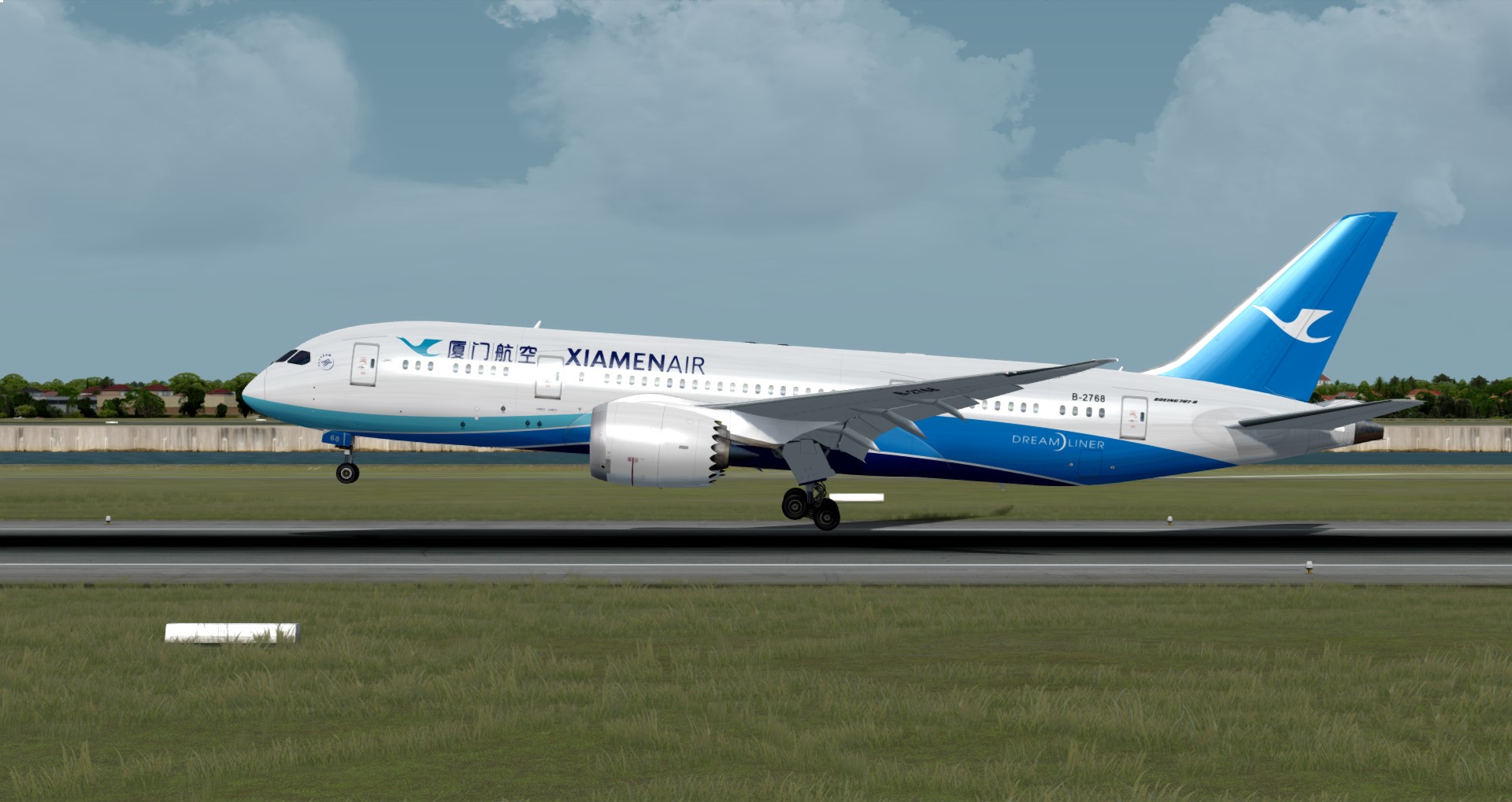 P3D V4 788 厦航 ZSAM-YSSY-839 