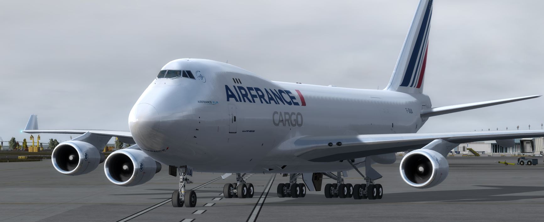 B747 Air France Cargo-7417 