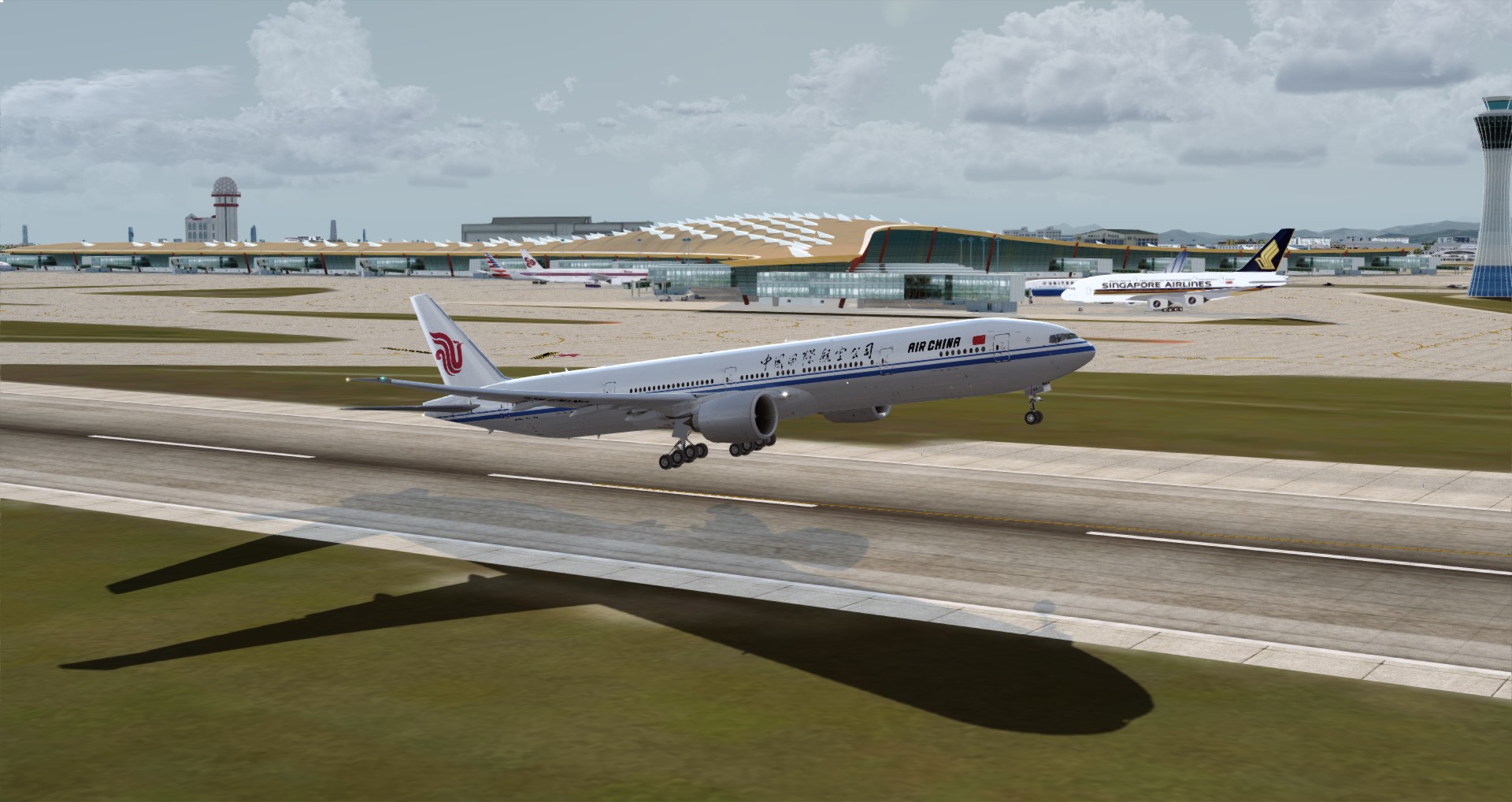 P3D V4 77W Air China ZBAA-CYUL-7960 