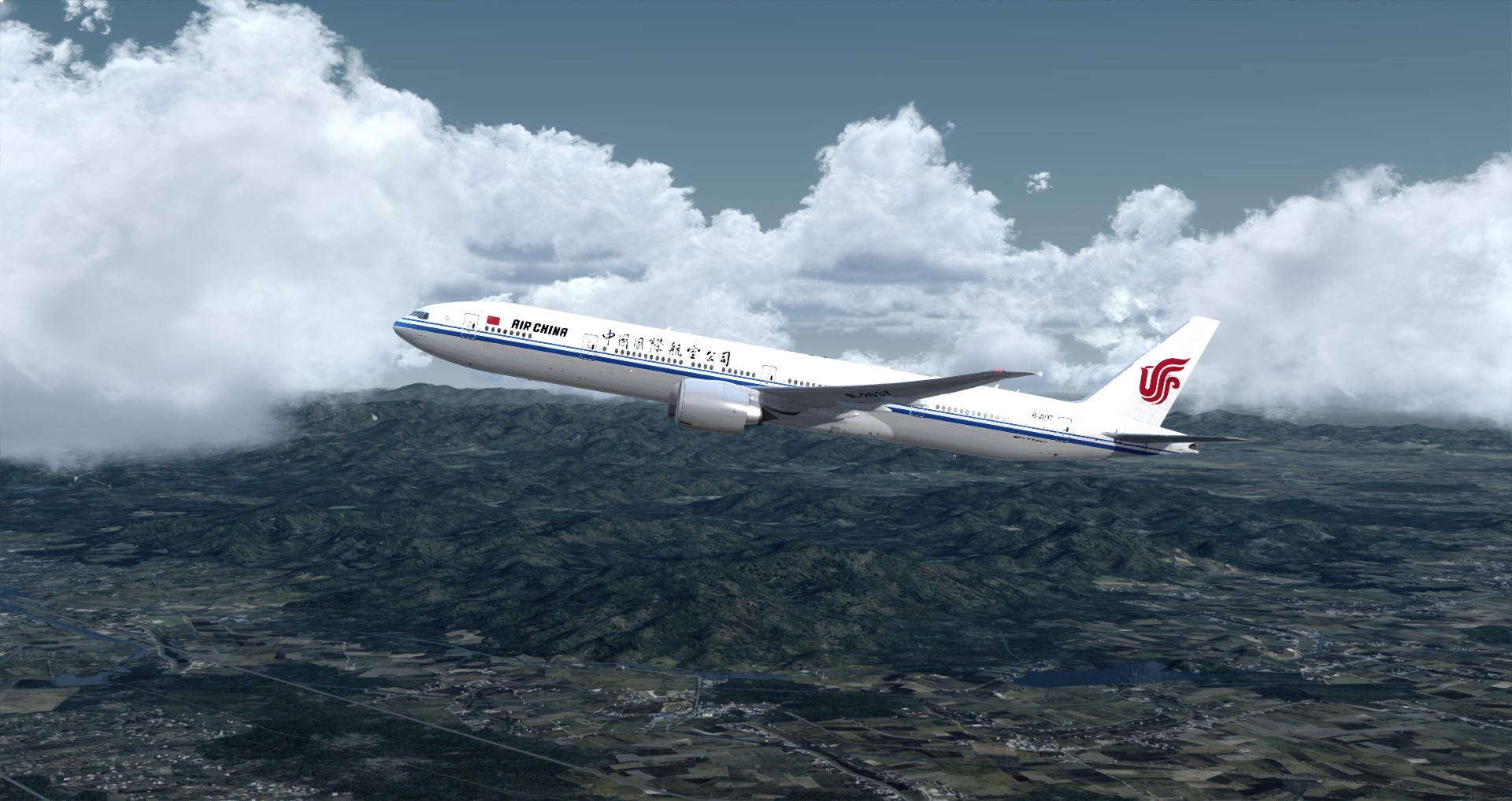 P3D V4 77W Air China ZBAA-CYUL-1512 