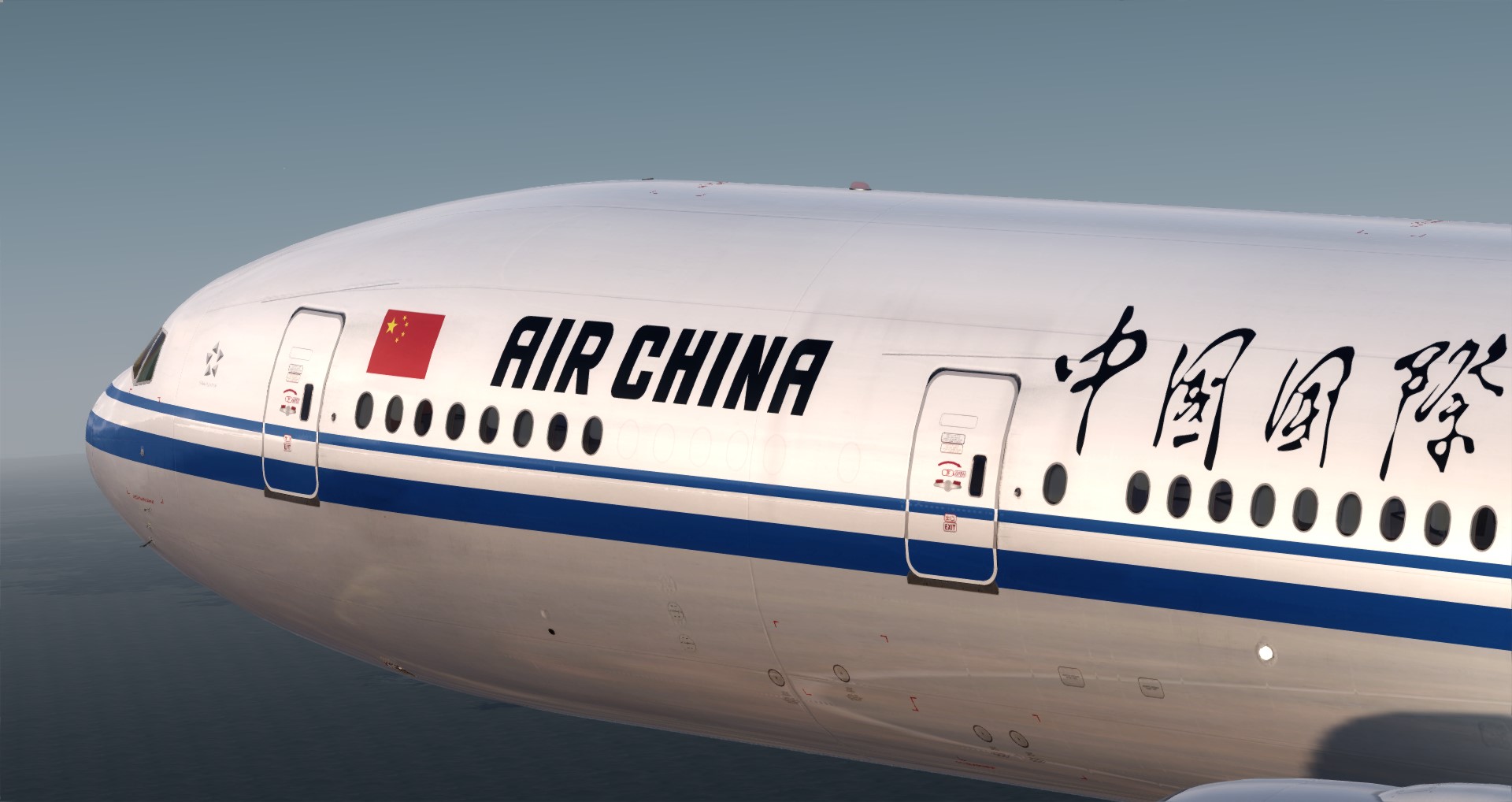 P3D V4 77W Air China ZBAA-CYUL-9669 