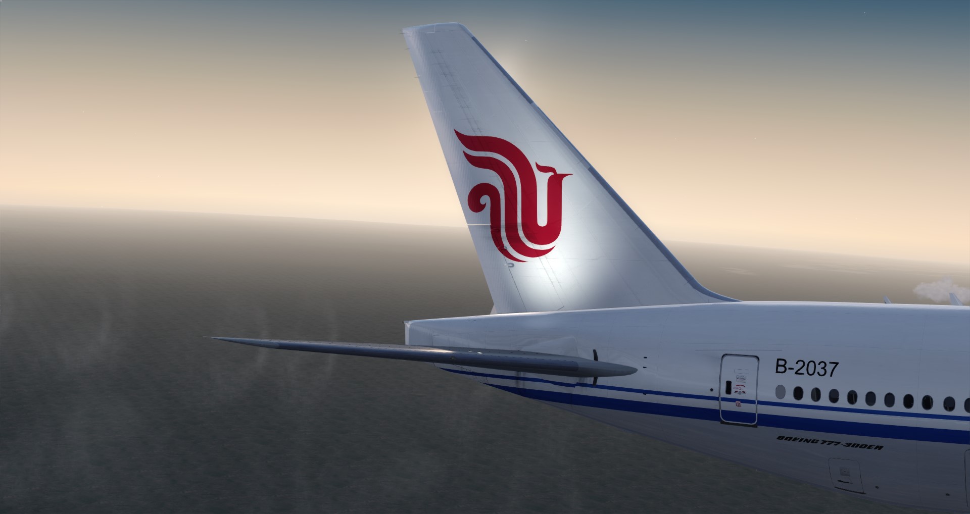 P3D V4 77W Air China ZBAA-CYUL-593 