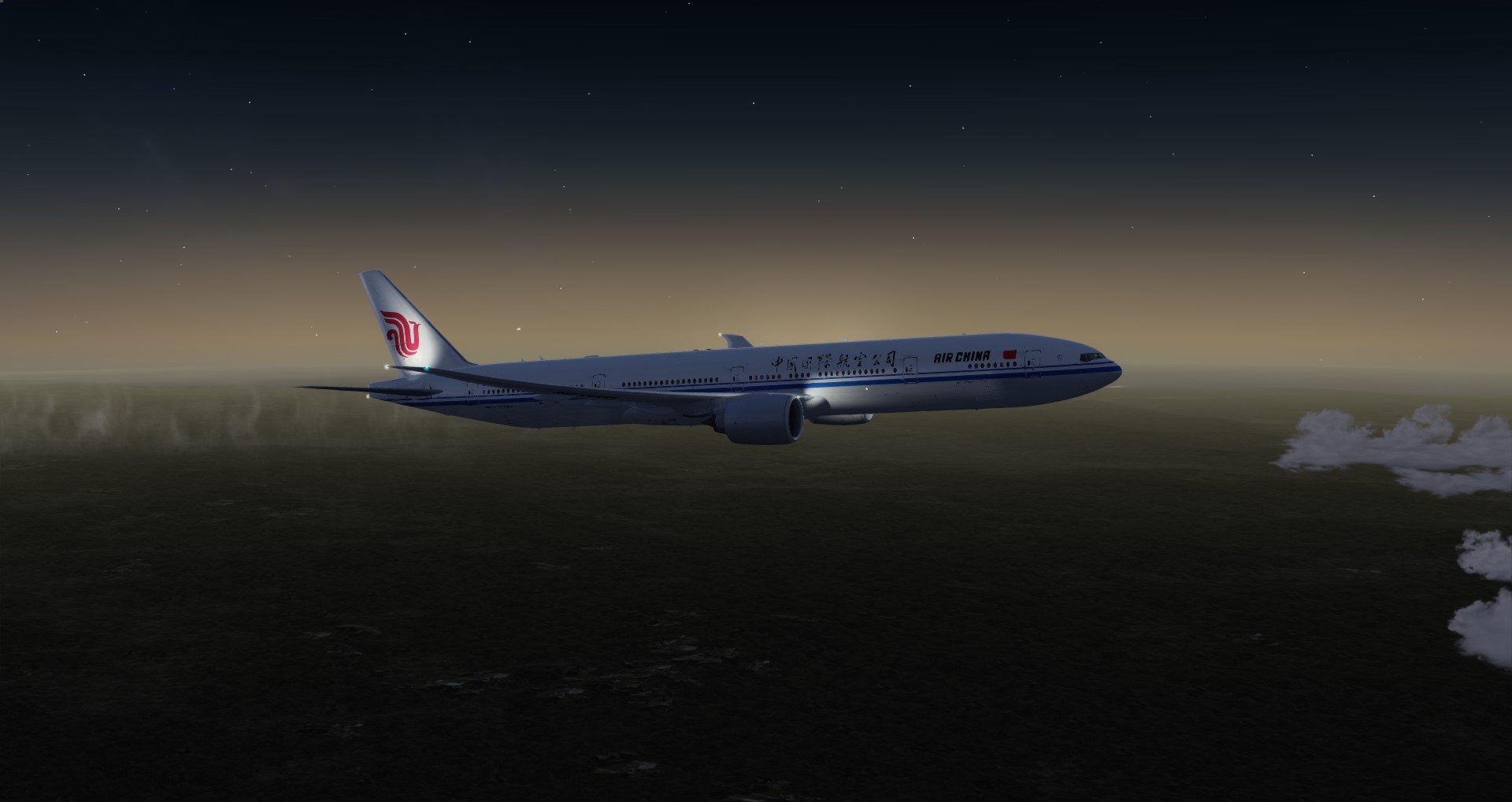 P3D V4 77W Air China ZBAA-CYUL-9227 