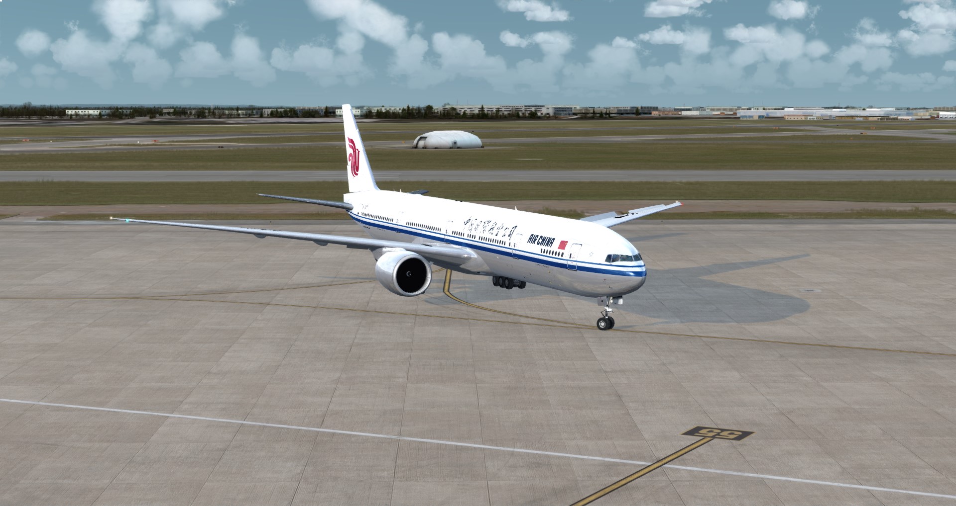 P3D V4 77W Air China ZBAA-CYUL-4100 