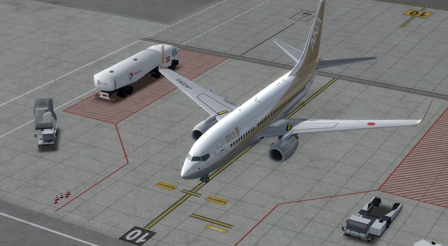 B737-700 ANA Gold-3967 