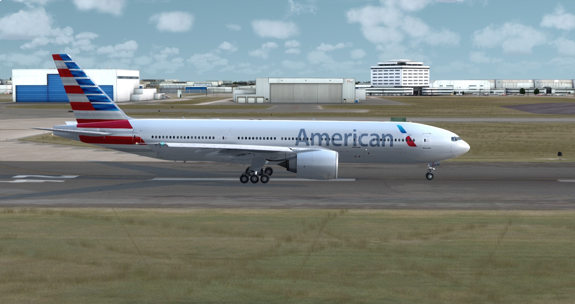 P3D V4 77L American Airlines CYUL-KSFO-1038 