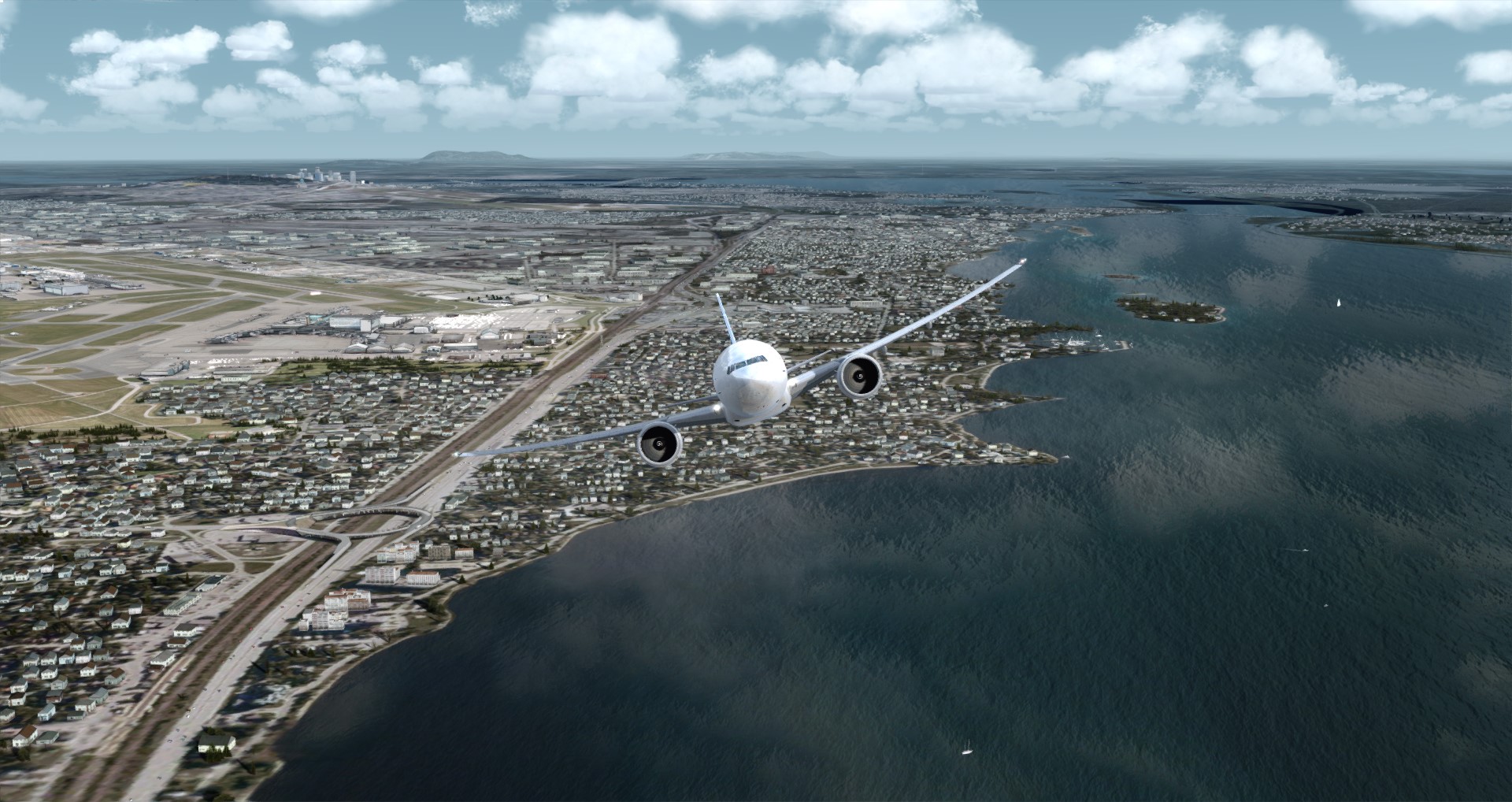 P3D V4 77L American Airlines CYUL-KSFO-357 