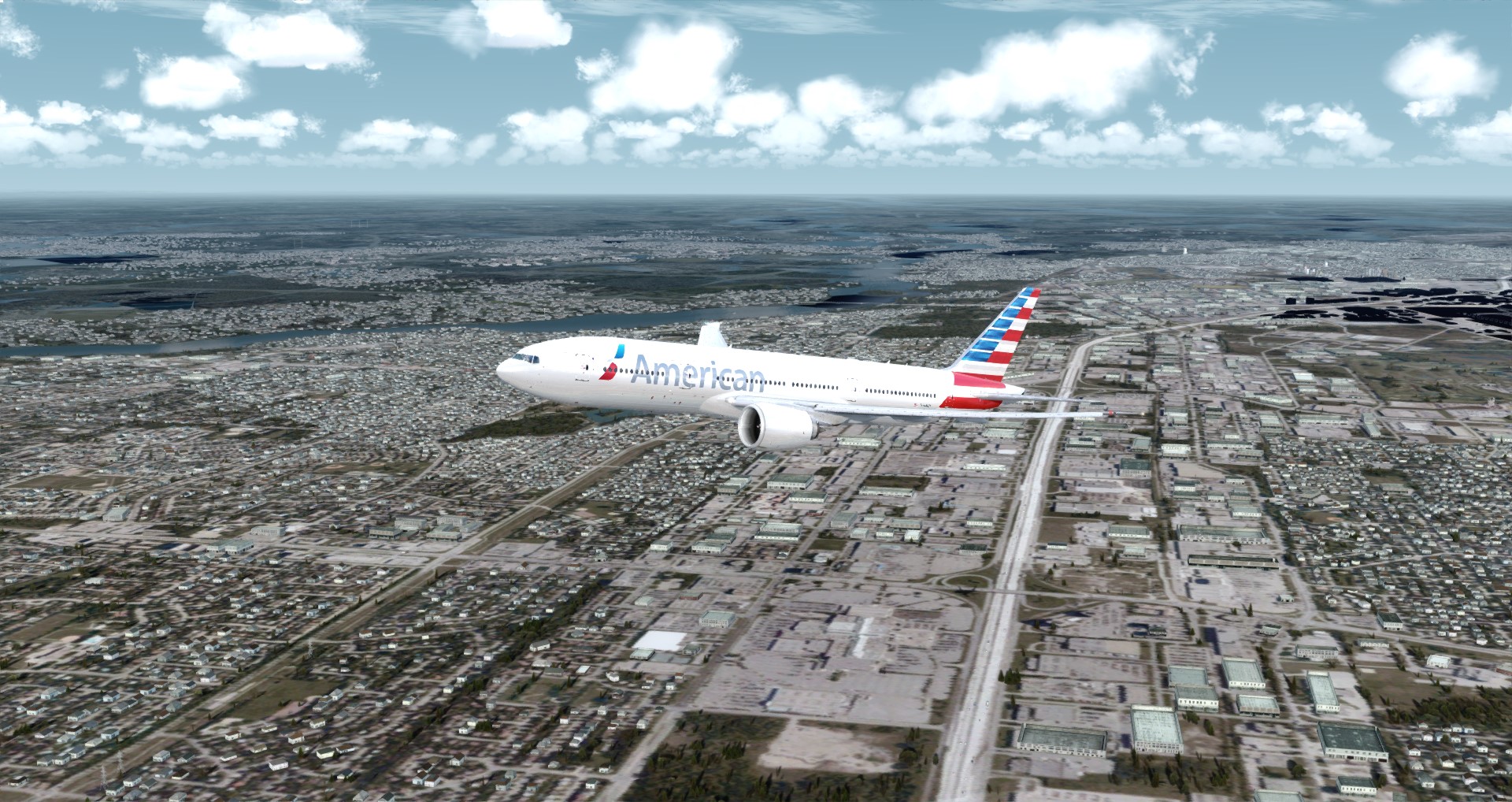 P3D V4 77L American Airlines CYUL-KSFO-4773 