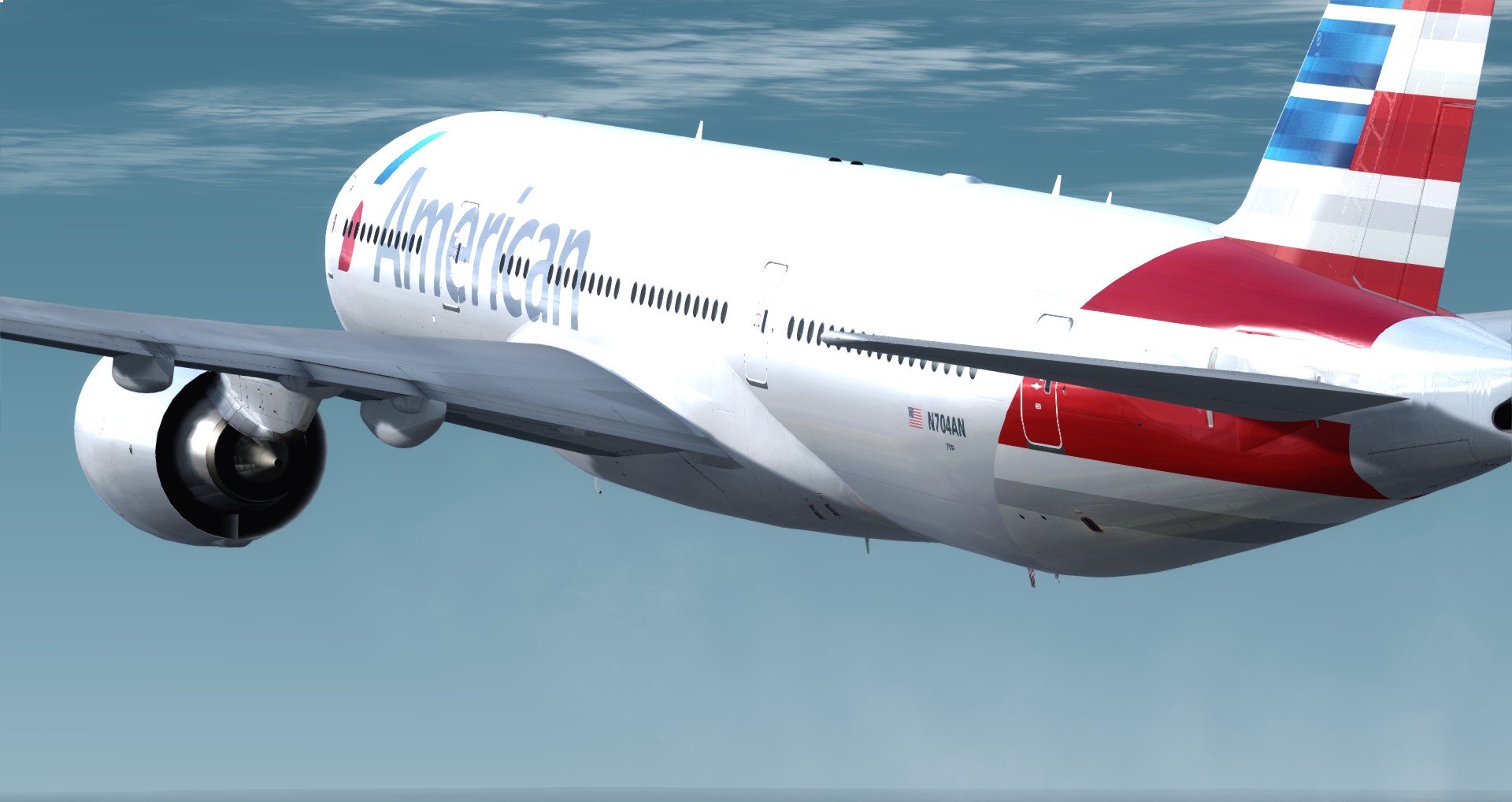 P3D V4 77L American Airlines CYUL-KSFO-3272 