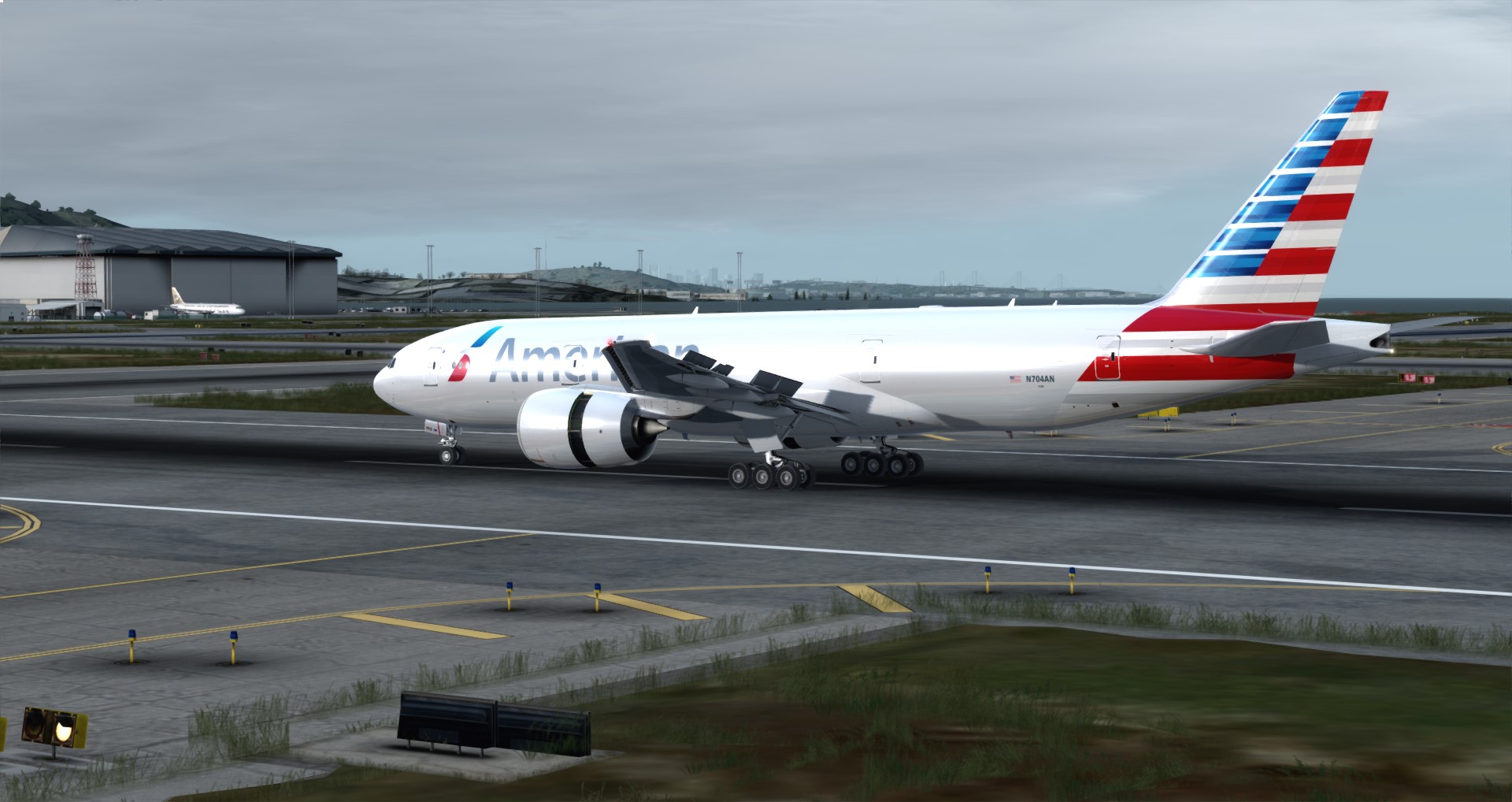 P3D V4 77L American Airlines CYUL-KSFO-4475 