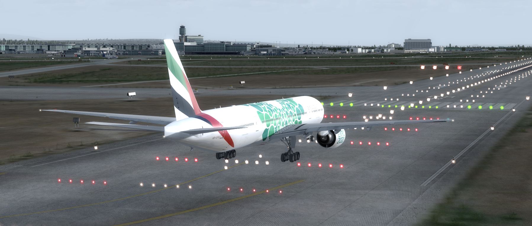 B777-300 Emirate EXPO 2020 Green-8352 