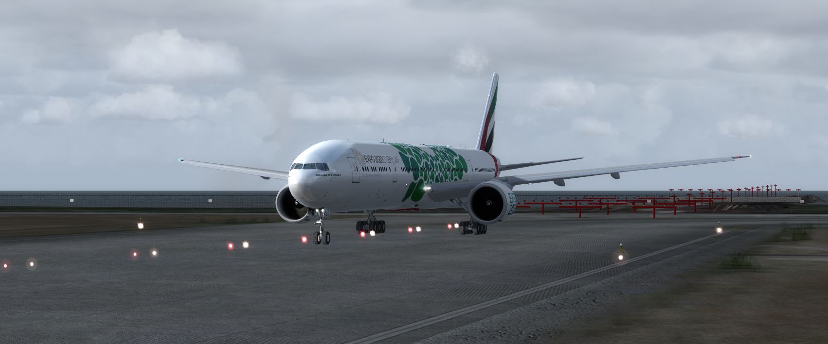 B777-300 Emirate EXPO 2020 Green-8797 